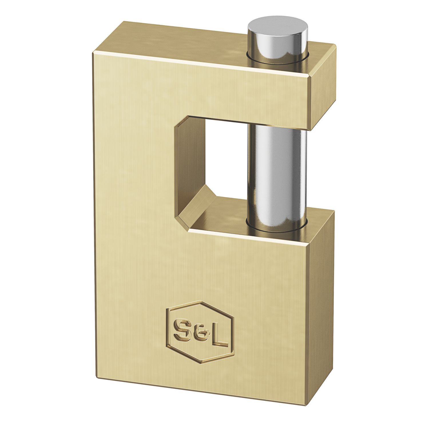 Smith & Locke Brass Closed Shackle Padlock 60mm (322FA)