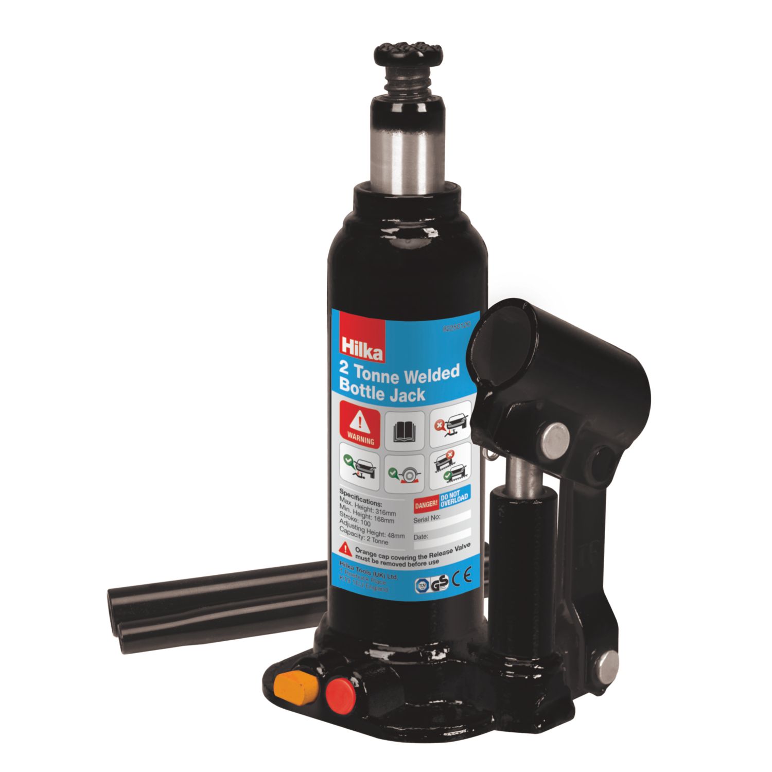 Hilka Pro-Craft 2 Tonne Bottle Jack (322HF)