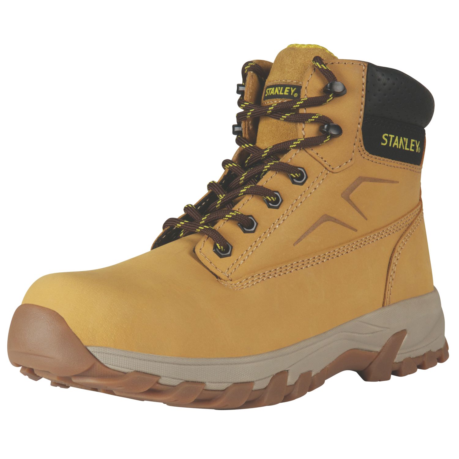 Stanley Tradesman Size 9 Honey Steel Toe Cap Safety Boots (3233P)