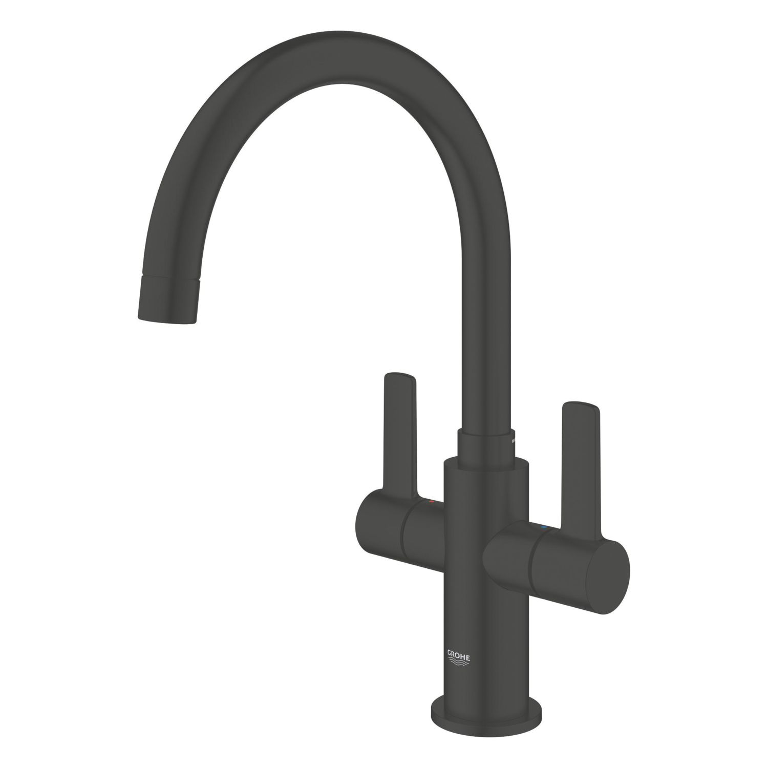 Grohe Start Dual Lever Kitchen Tap Matt Black (323AM)