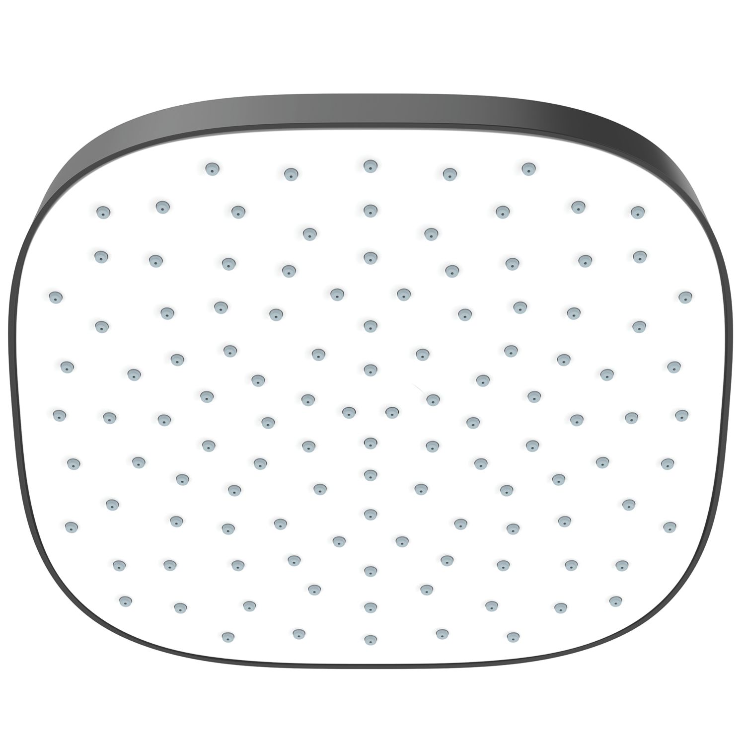 Mira Crisp Tilt Overhead Shower Head Matt Black 250mm (323PM)