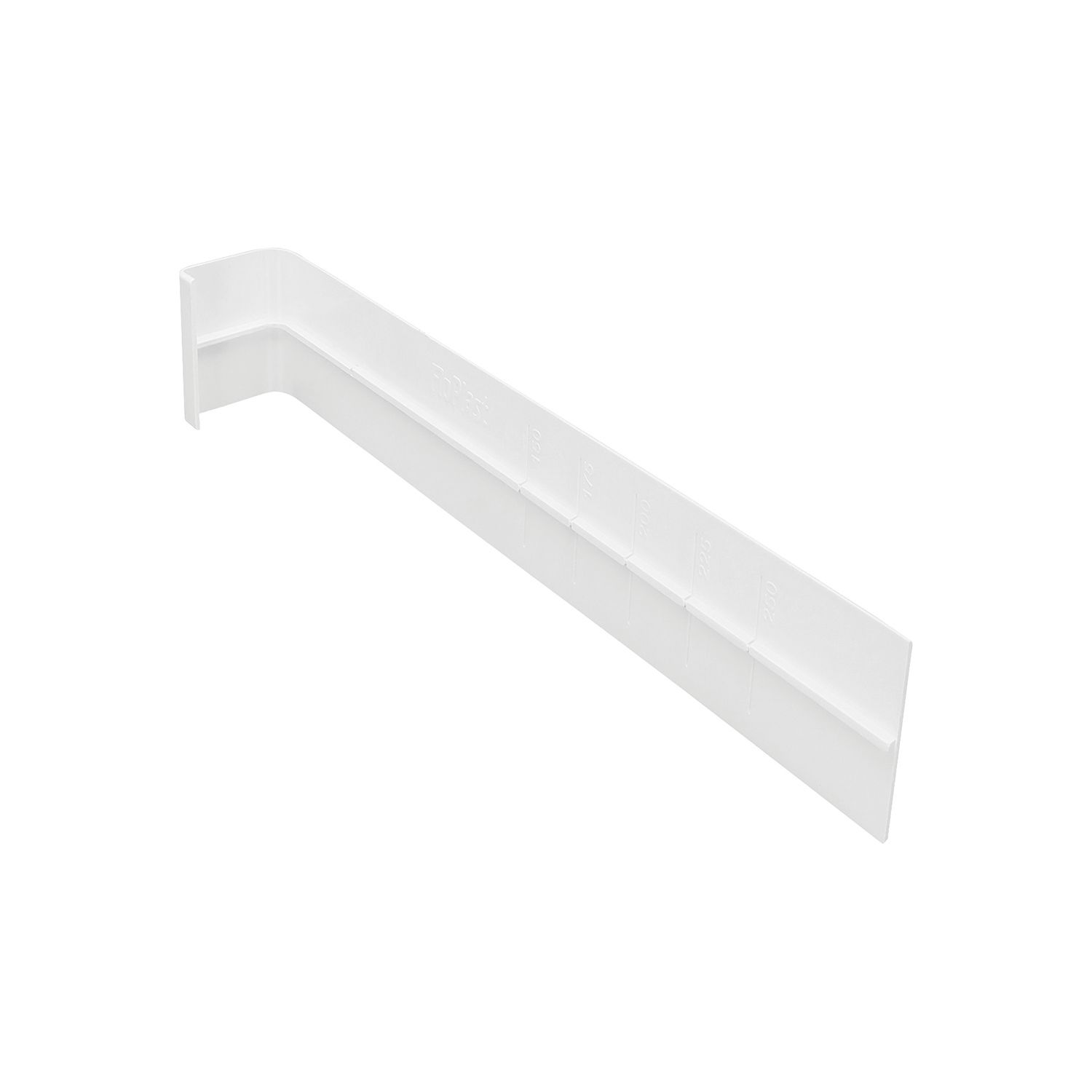 FloPlast In-Line Fascia Joints White 300mm x 42mm 2 Pack (323RV)