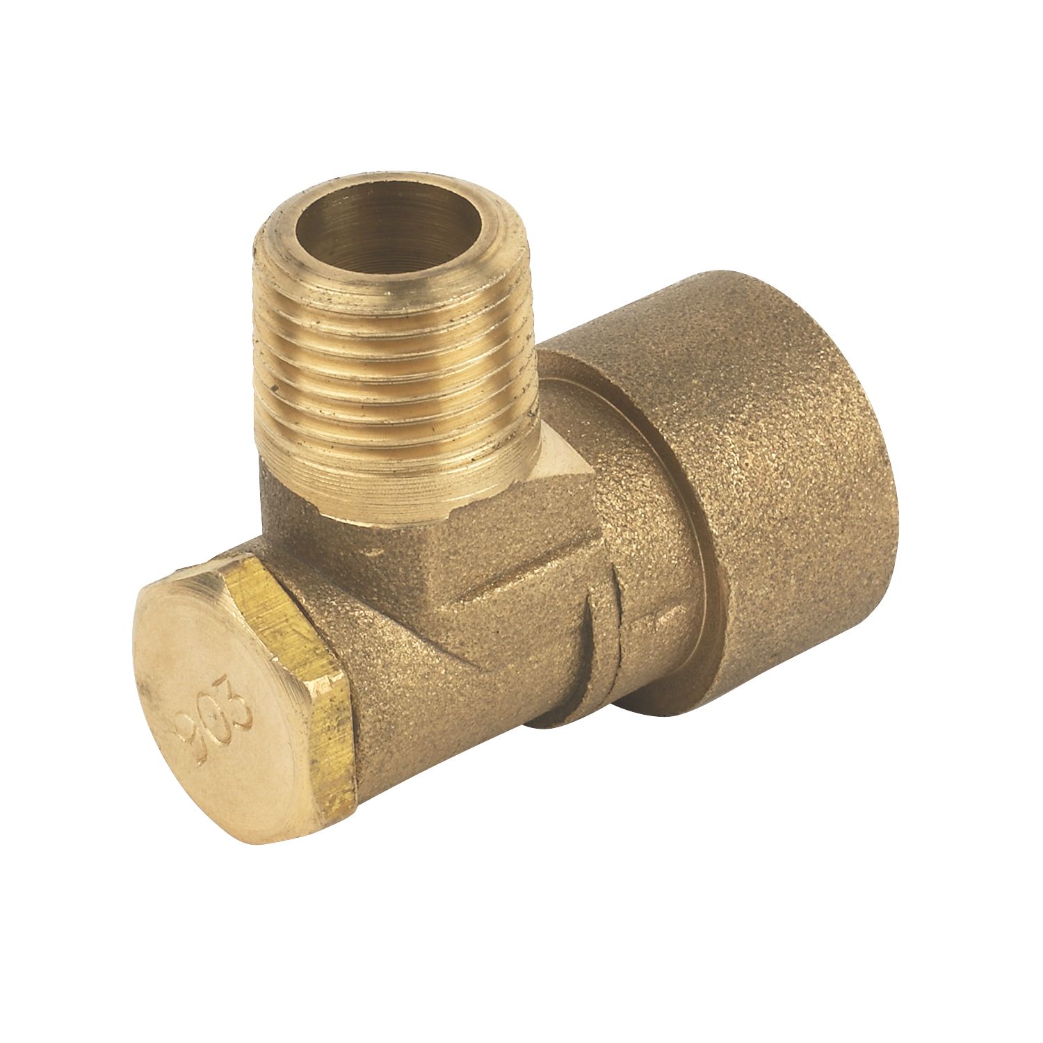 Cookerflex Angled Bayonet Socket Gas Fitting 1/2" (32417)