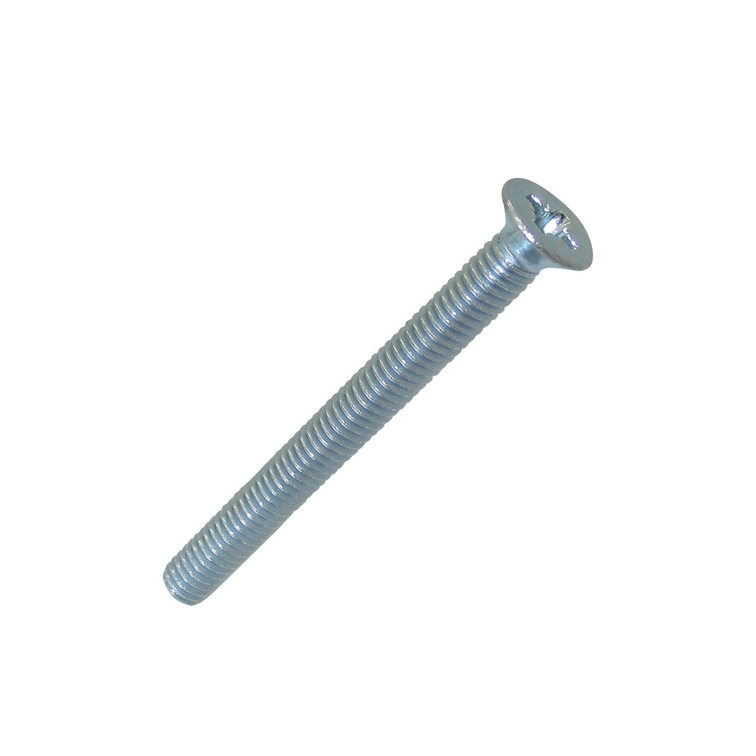 Easyfix Bright Zinc-Plated Countersunk Machine Screws M4 x 40mm 25 Pack (3248J)