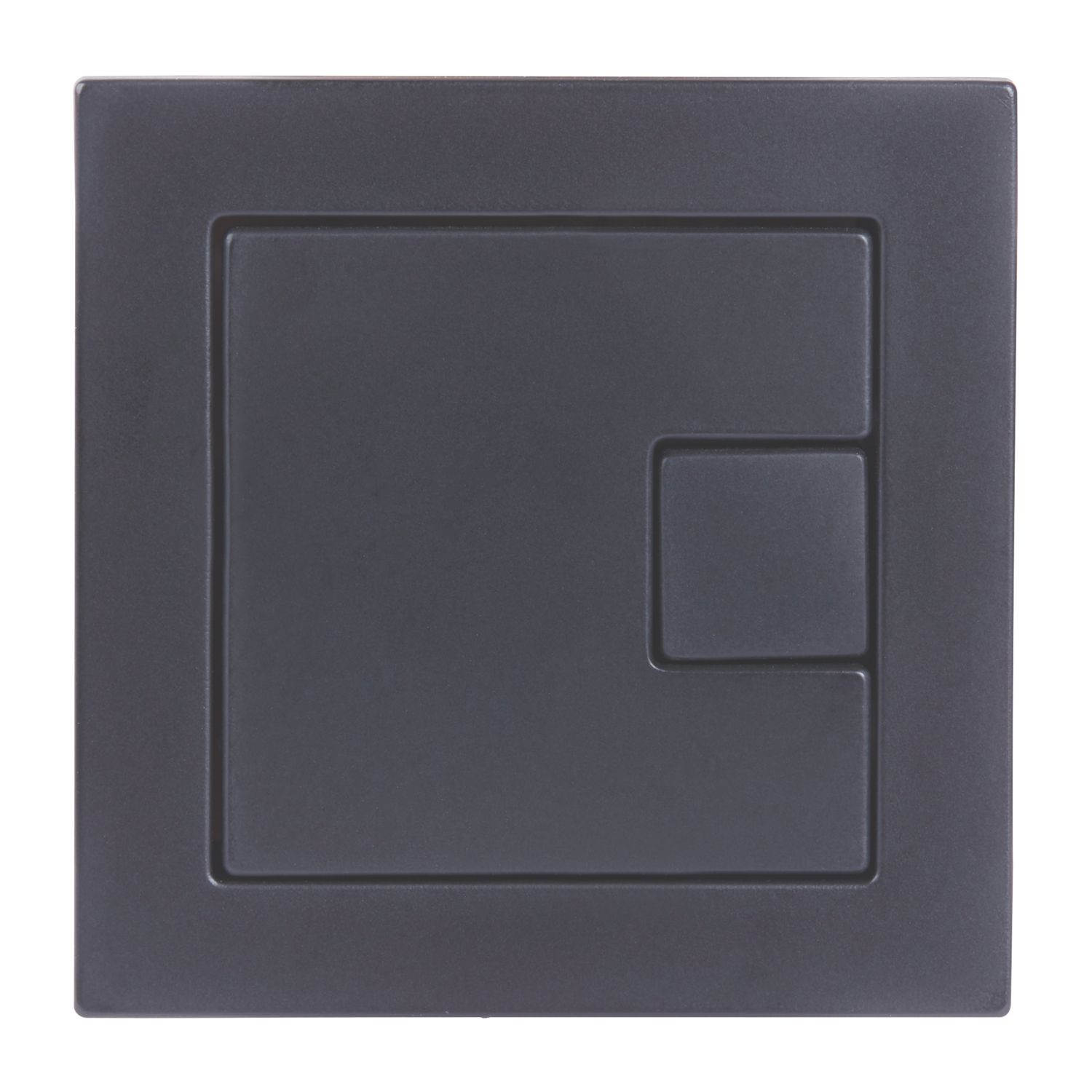 Square Dual-Flush Flushing Button Black (325RM)