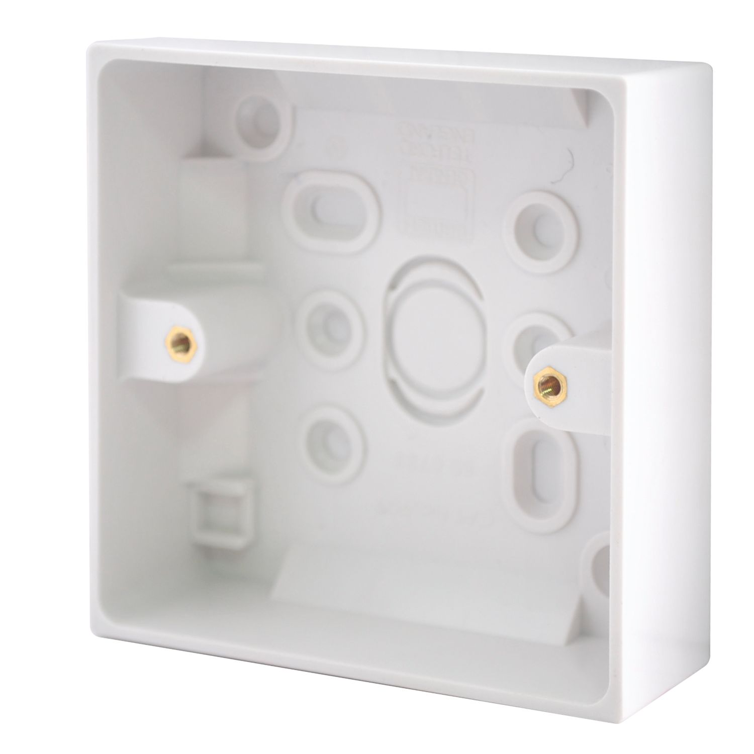 British General 900 Series 1-Gang Surface Pattress Back Box 30mm (32673)