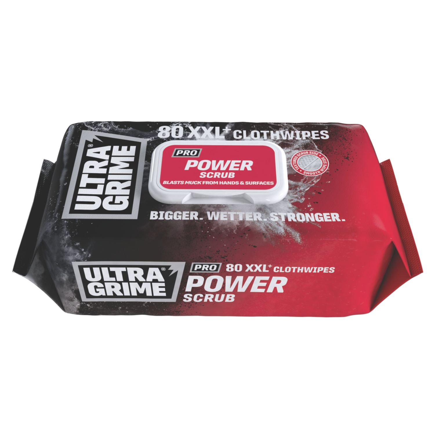 Ultragrime Pro Power Scrub XXL+ Cleaning Wipes 80 Pack (326CH)