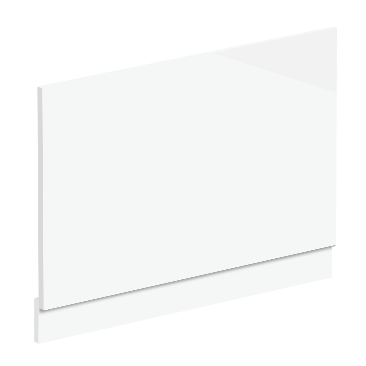 Highlife Bathrooms Halite Adjustable End Bath Panel 800mm Gloss White 2 Pieces (326HL)