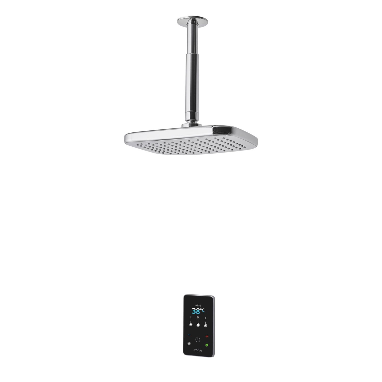 Triton Envi Fixed Head Chrome 10.5kW Thermostatic Electric Shower (326JW)