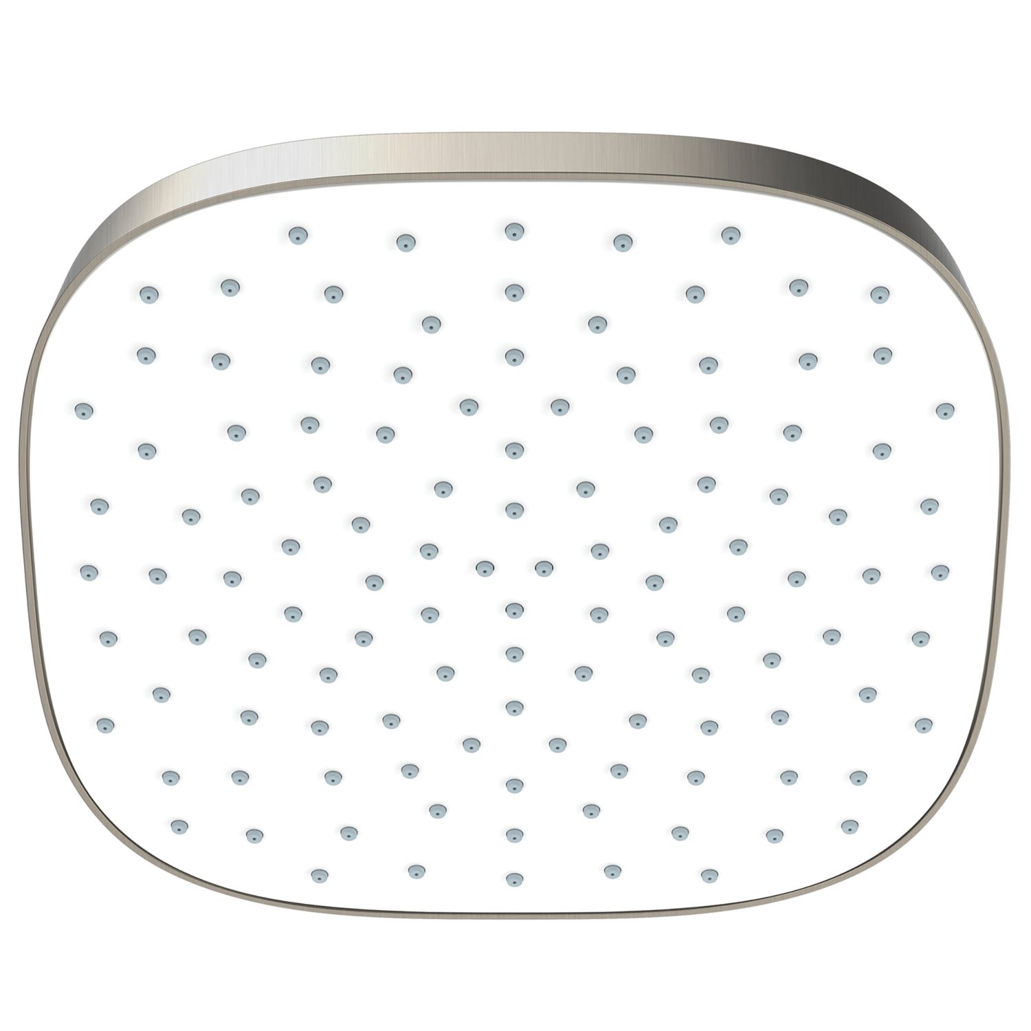 Mira Crisp Tilt Overhead Shower Head Brushed Nickel 250mm (326PM)