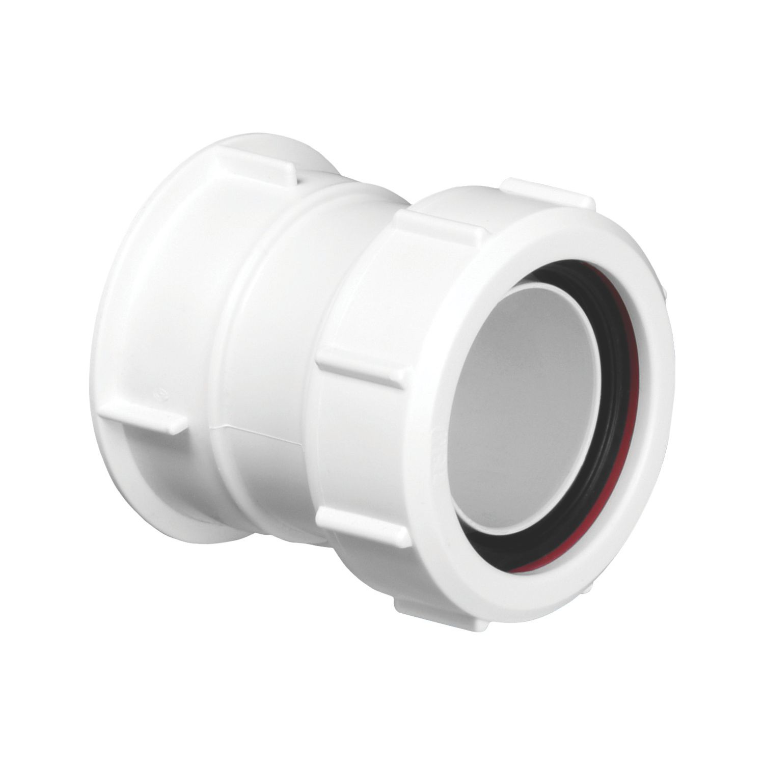 McAlpine T29 Compression Connection Straight Connector White 40mm x 38mm (328HR)