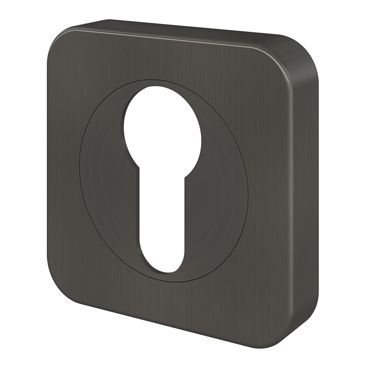 Smith & Locke Lormel Euro Escutcheon (Pair) Gunmetal 52mm (329FK)