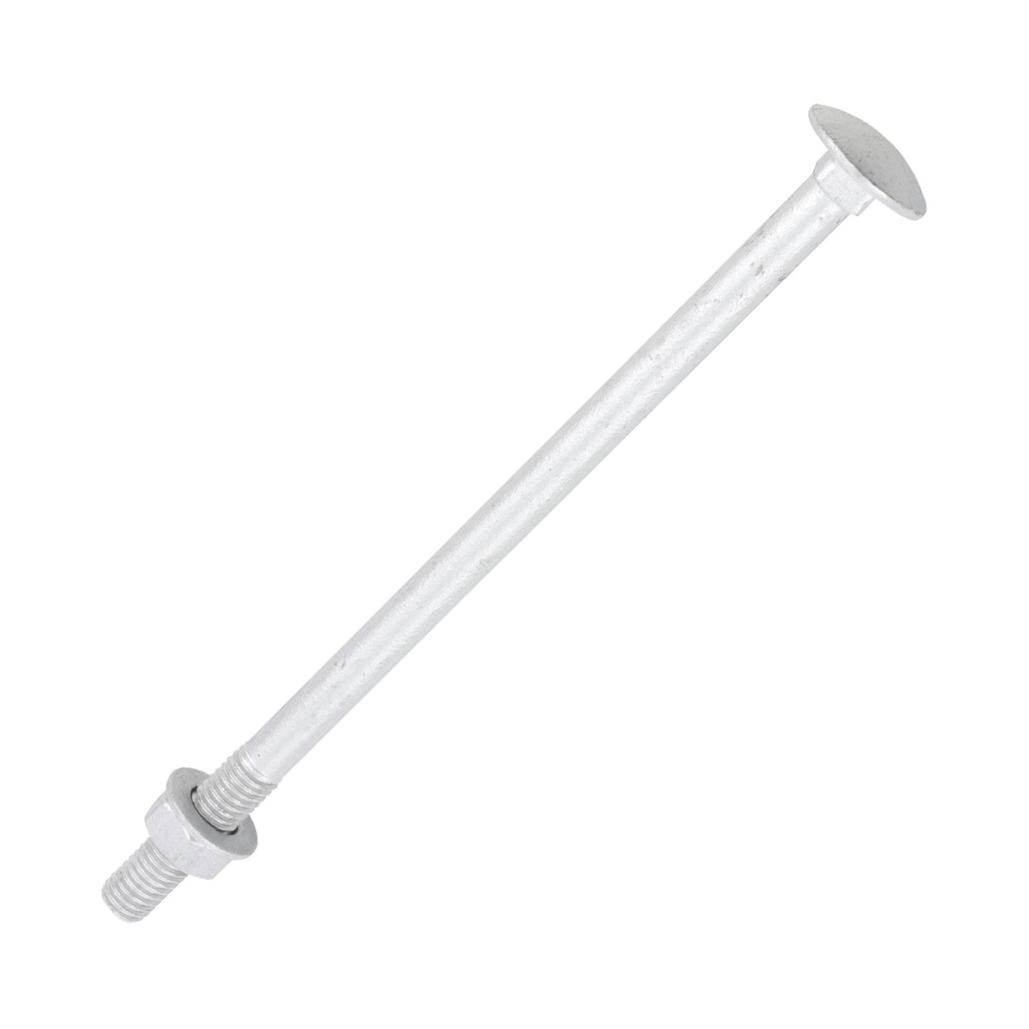 Timco Exterior Carriage Bolts Carbon Steel Organic Silver Coating M8 x 150mm 10 Pack (329KG)