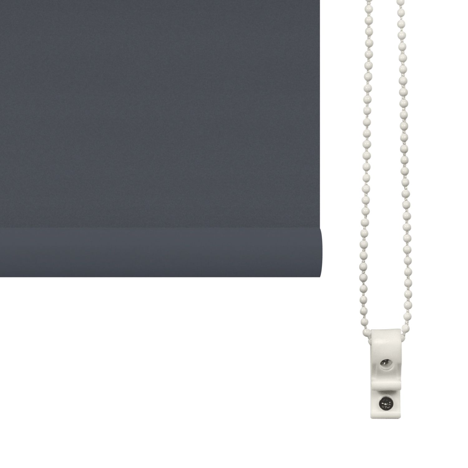 Renaissance Roller Blackout Thermal Blind Slate Grey 90cm x 160cm Drop (330CK)