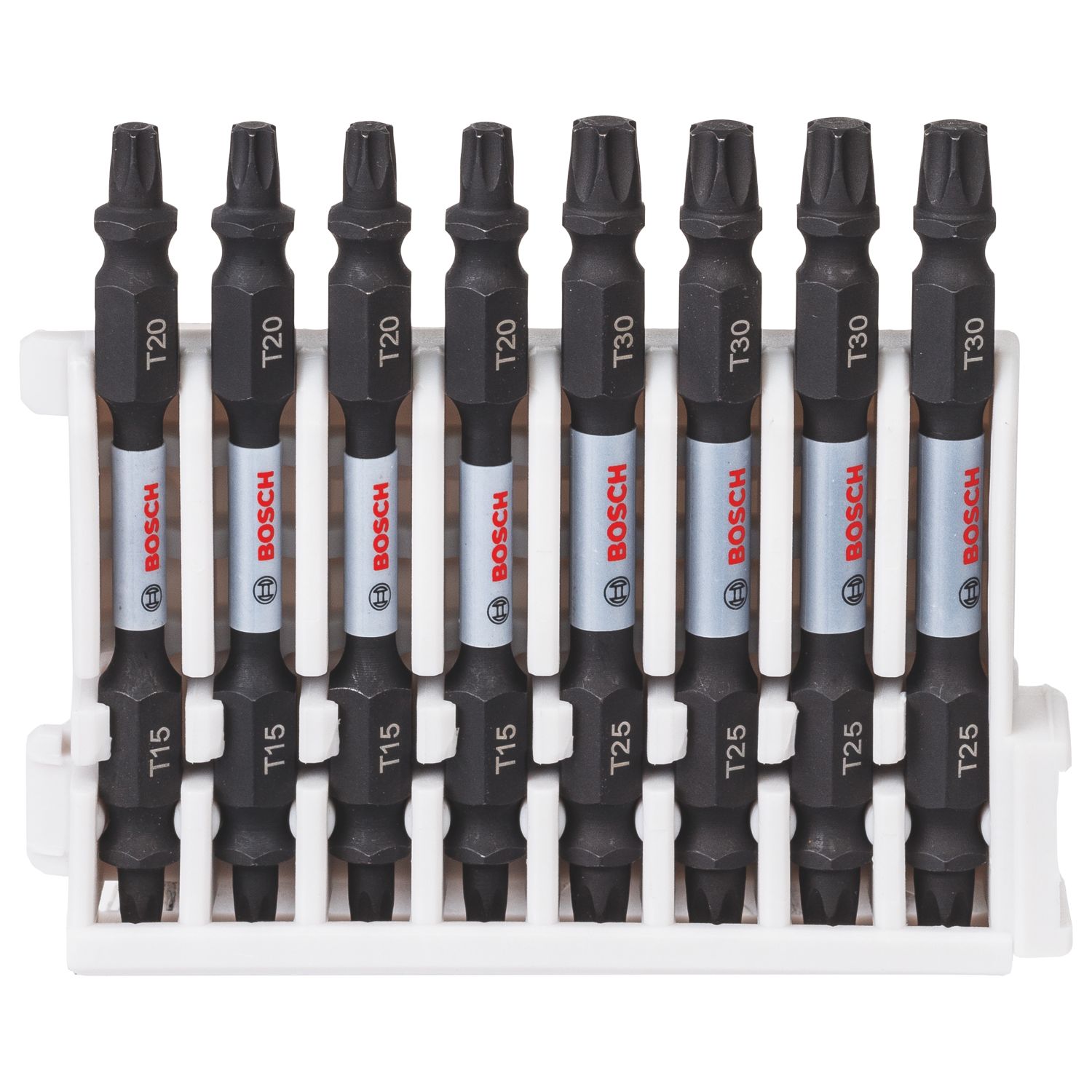Bosch 1/4" Hex Shank Mixed Impact Control Double-Ended Screwdriver Bits 8 Piece Set (330FW)