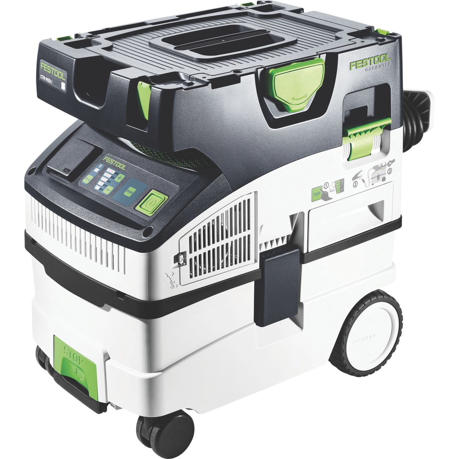 Festool CTM MIDI I GB CLEANTEC 62Ltr/sec Electric M Class Mobile Dust Extractor 240V (330HH)