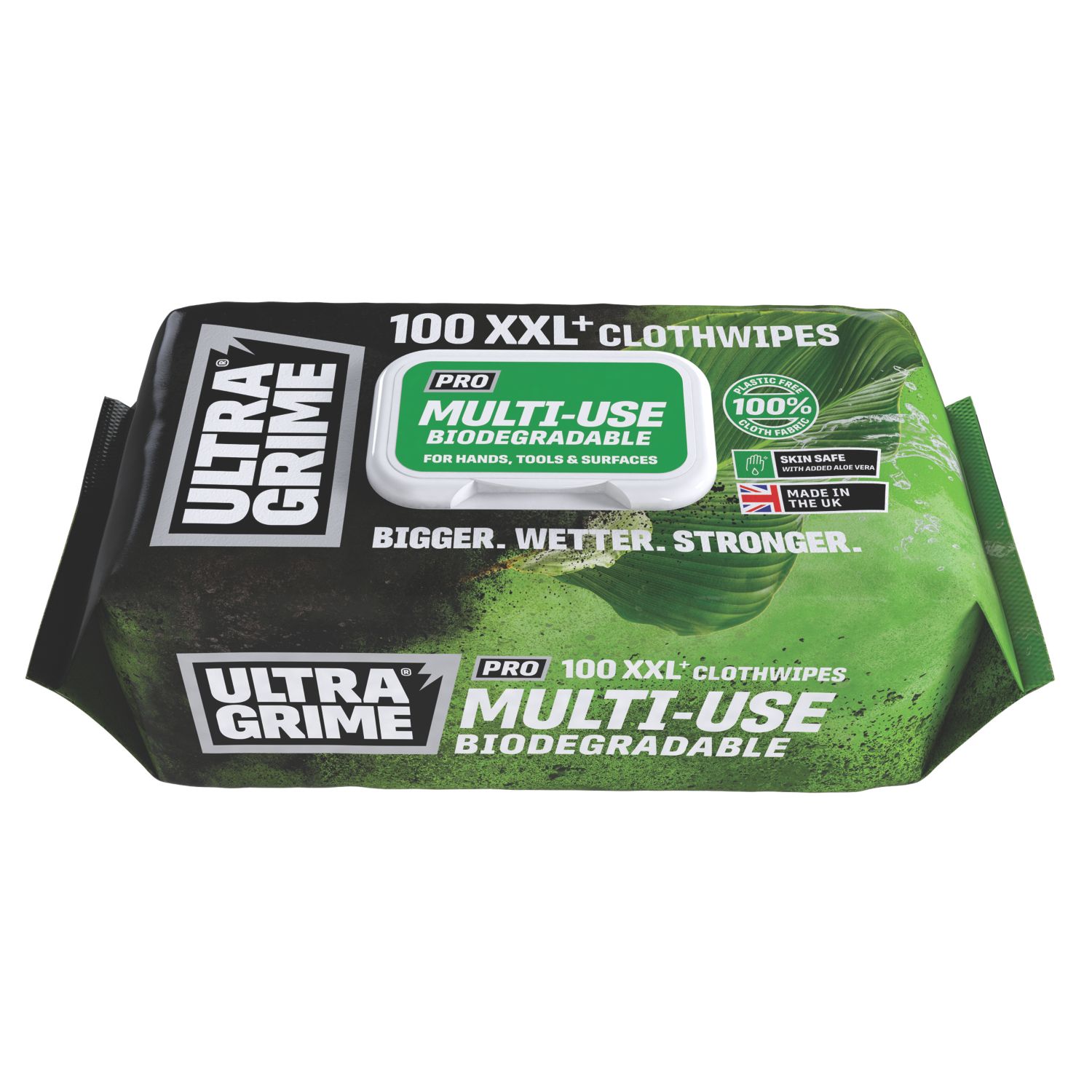 Ultragrime Pro Multi-Use Bio XXL+ Cleaning Wipes 100 Pack (331CH)