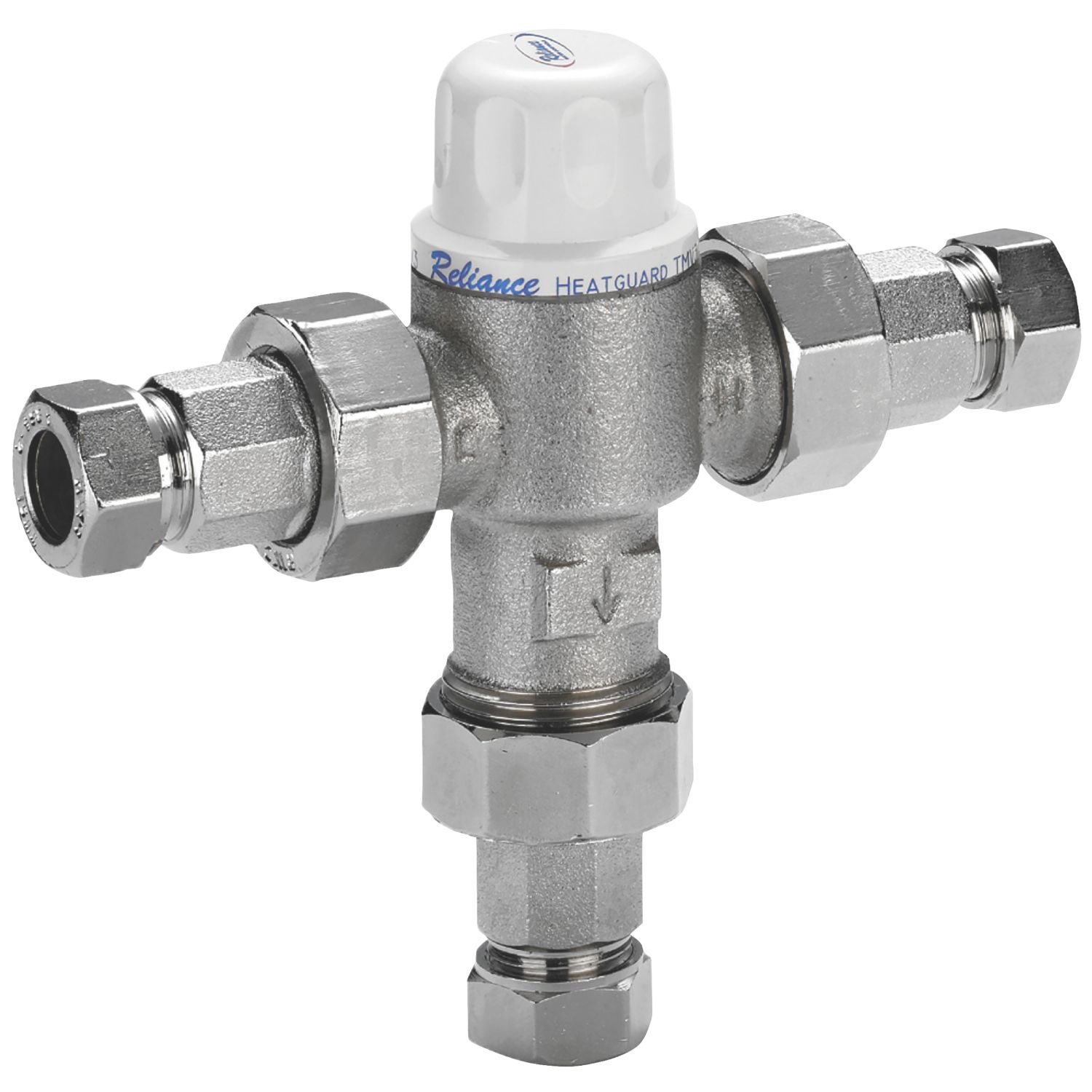 Reliance Valves HEAT160020 Heatguard 2-in-1 Thermostatic Mixing Valve 22mm (331HR)