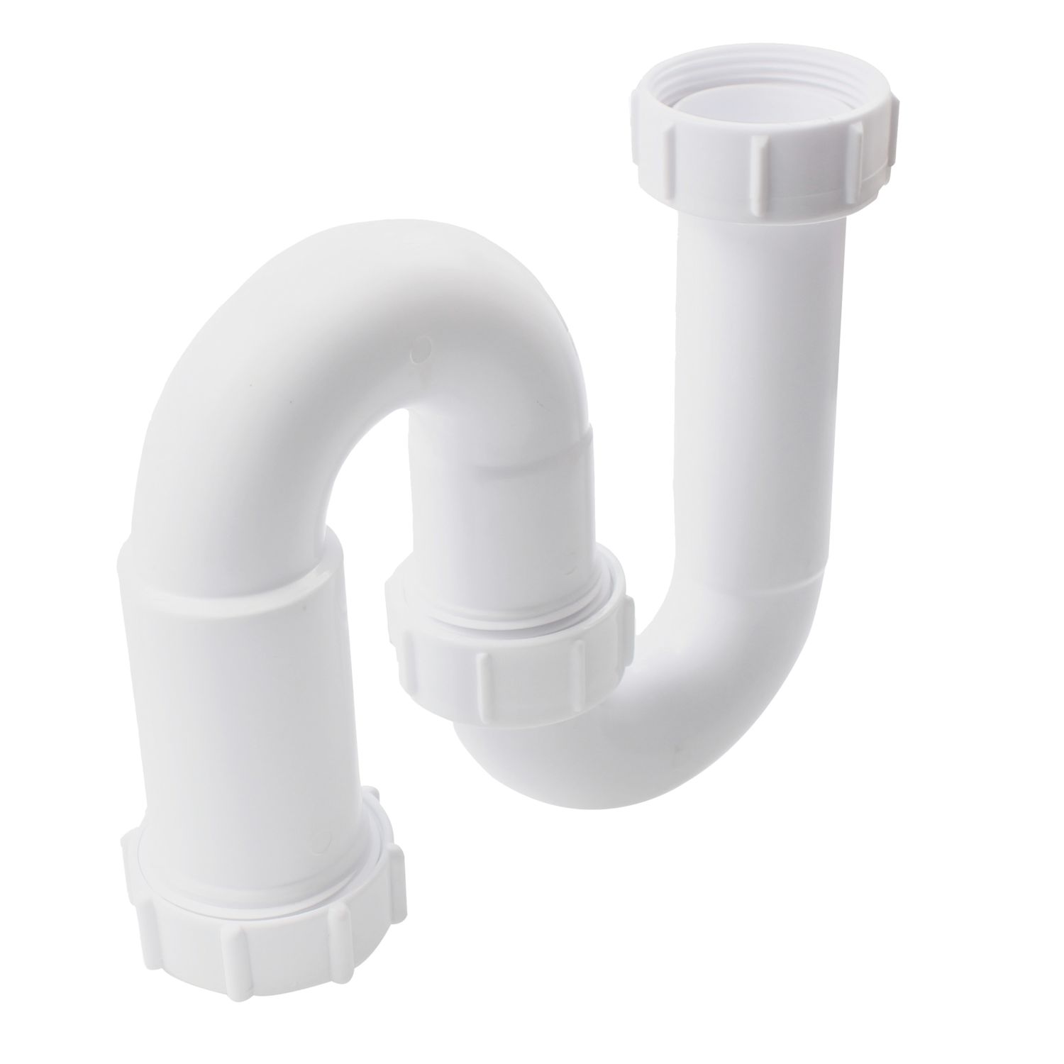 Flomasta Compression Basin S Trap White 32mm (331JN)