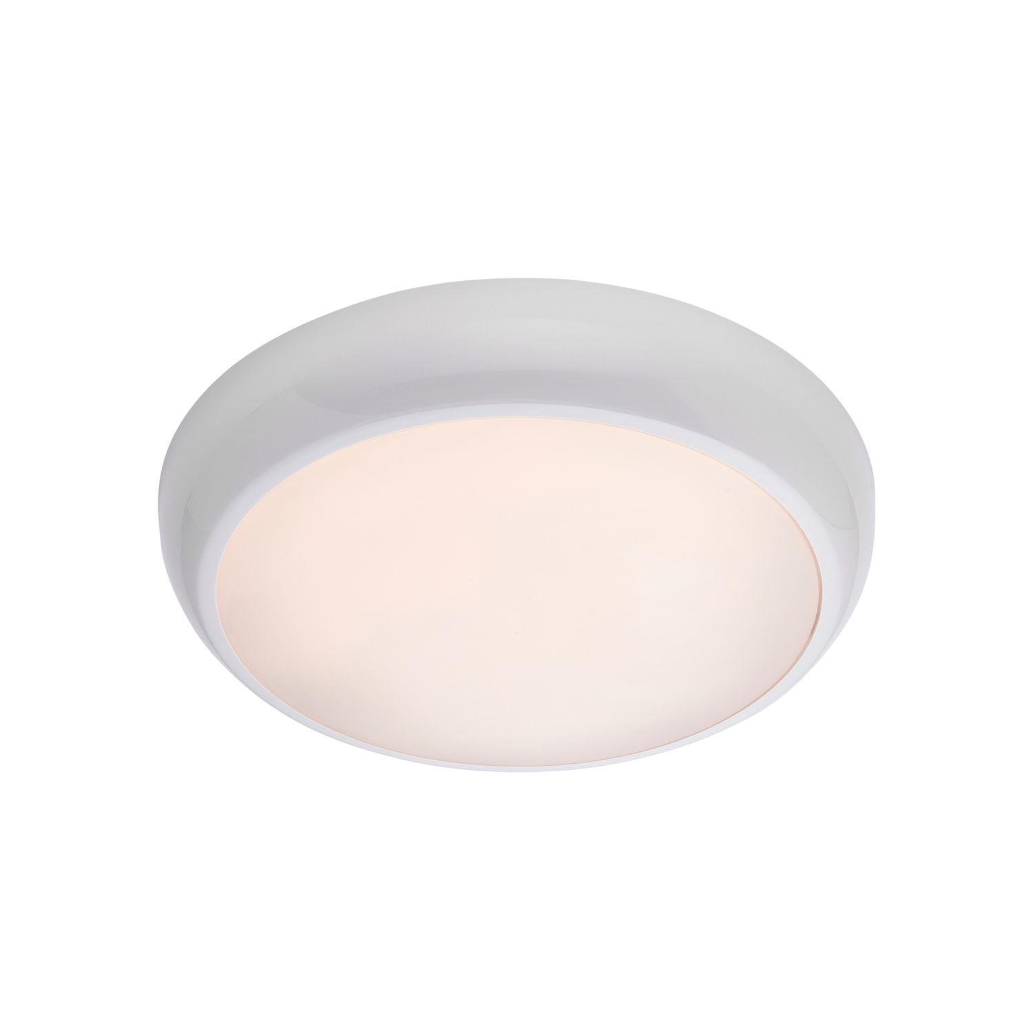 Saxby AmazonPro Indoor & Outdoor Maintained or Non-Maintained Emergency Round LED Bulkhead White 18W 1800lm (331RE)