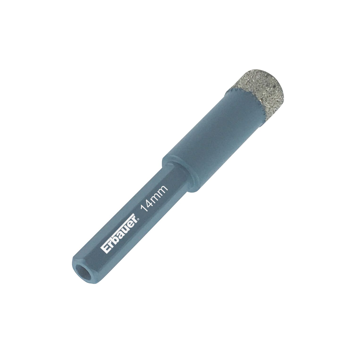 Erbauer Hex Shank Diamond Tile Drill Bit 14mm x 80mm (3321V)