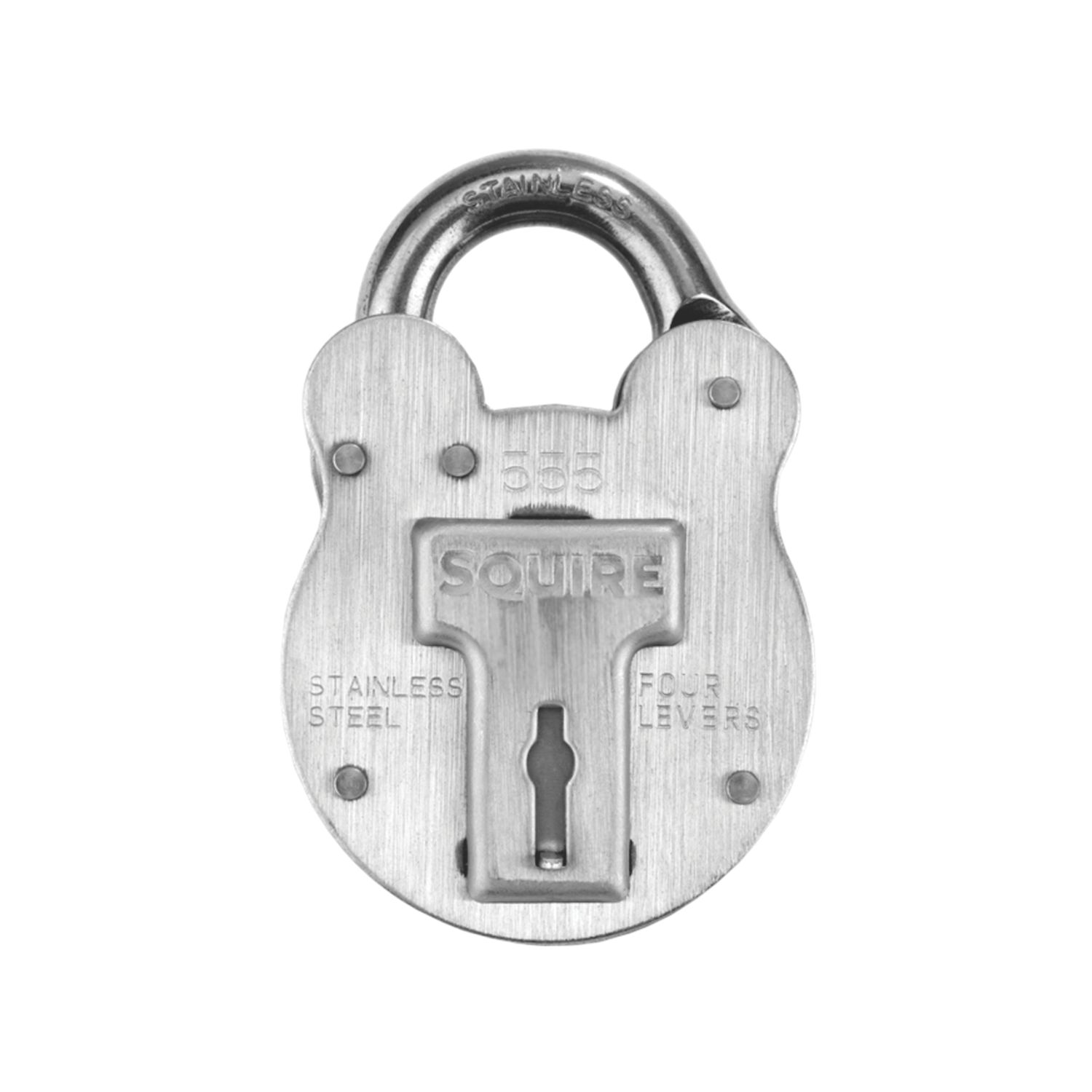 Squire 555 KA Stainless Steel Keyed Alike Weatherproof Padlock 51mm 1 Pack (332PU)