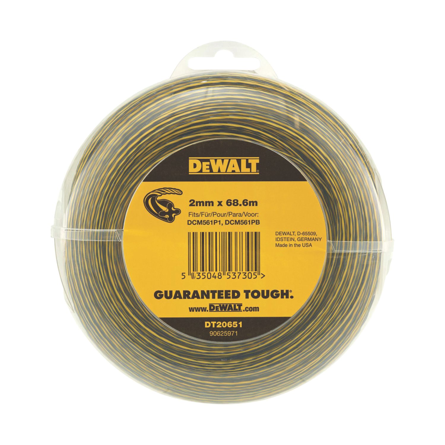 DEWALT DT20651-QZ Trimmer Line 2mm x 68.6m (333JL)