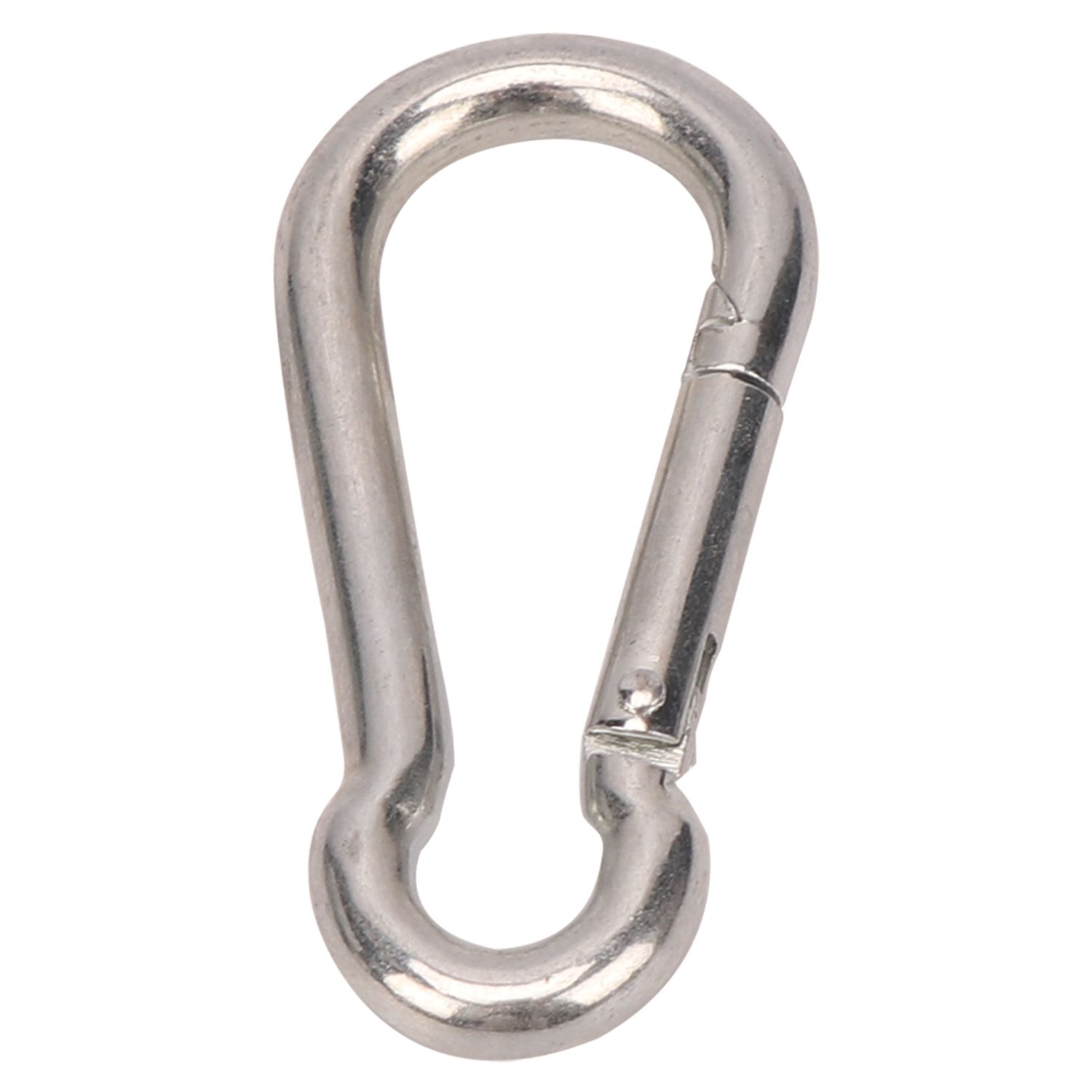 Essentials Karabiners Silver 50mm x 5mm 10 Pack (334FE)