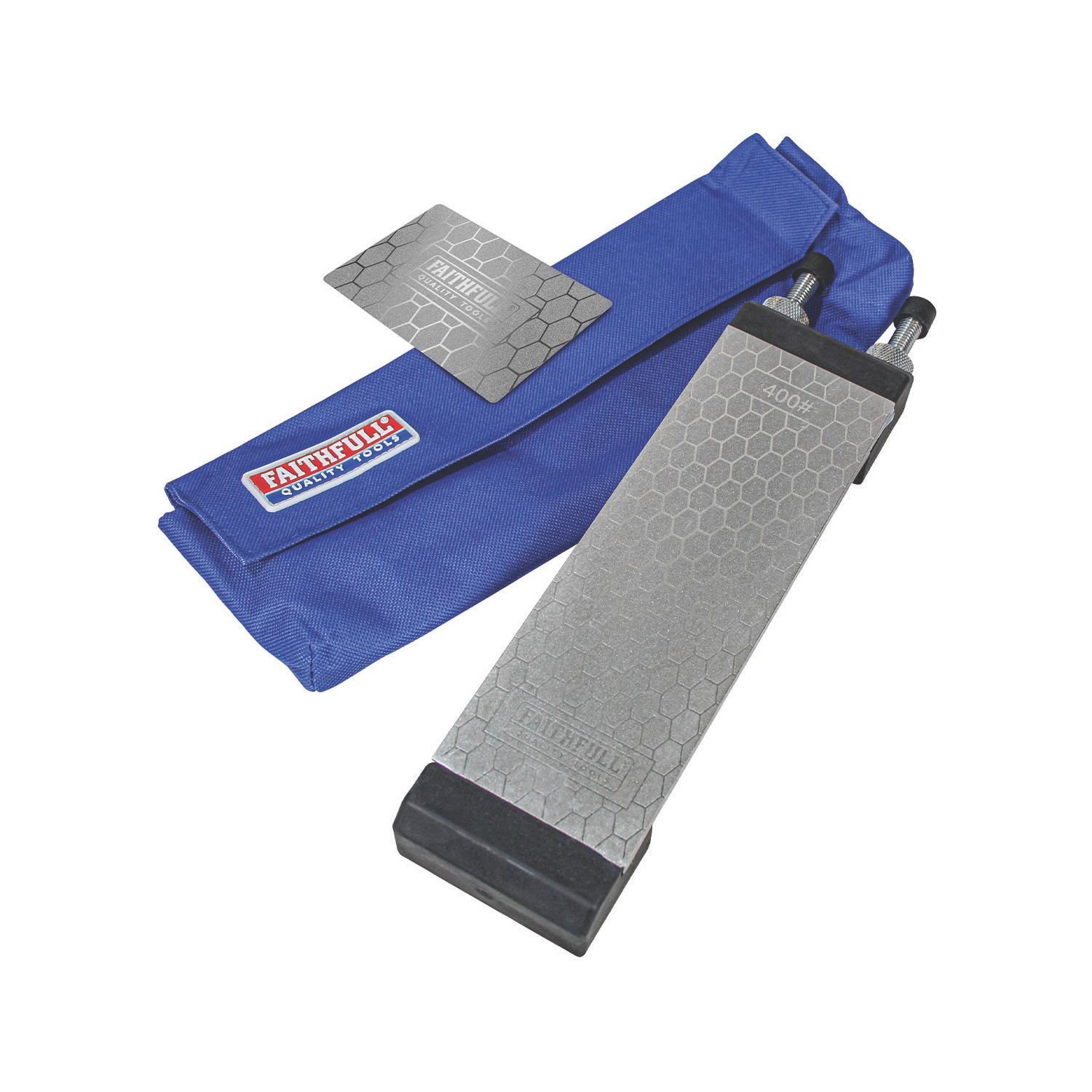 Faithfull Diamond Sharpening Stone Set 200mm (334HL)
