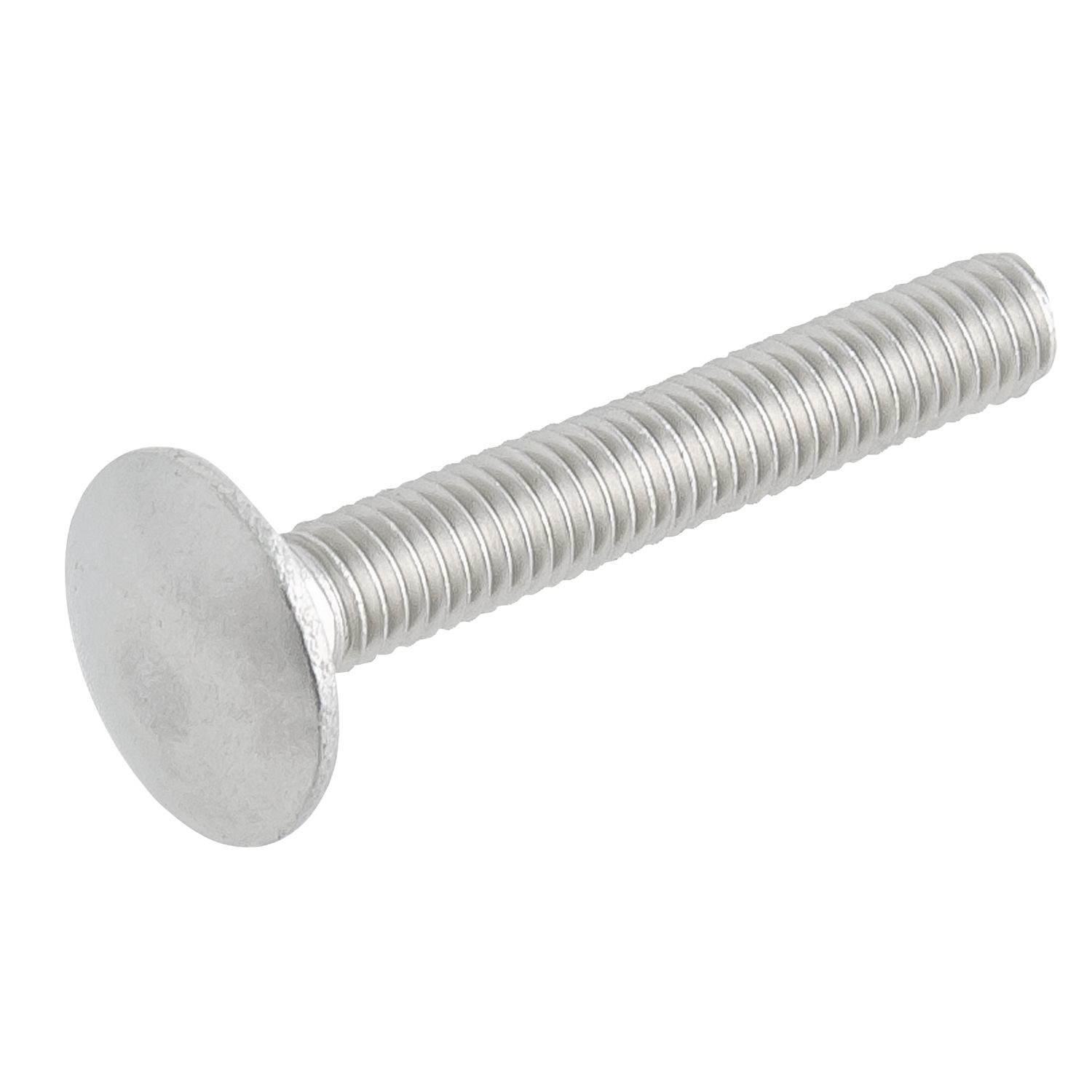 Easyfix Threaded Coach Bolts A2 Stainless Steel M8 x 50mm 10 Pack (3357T)