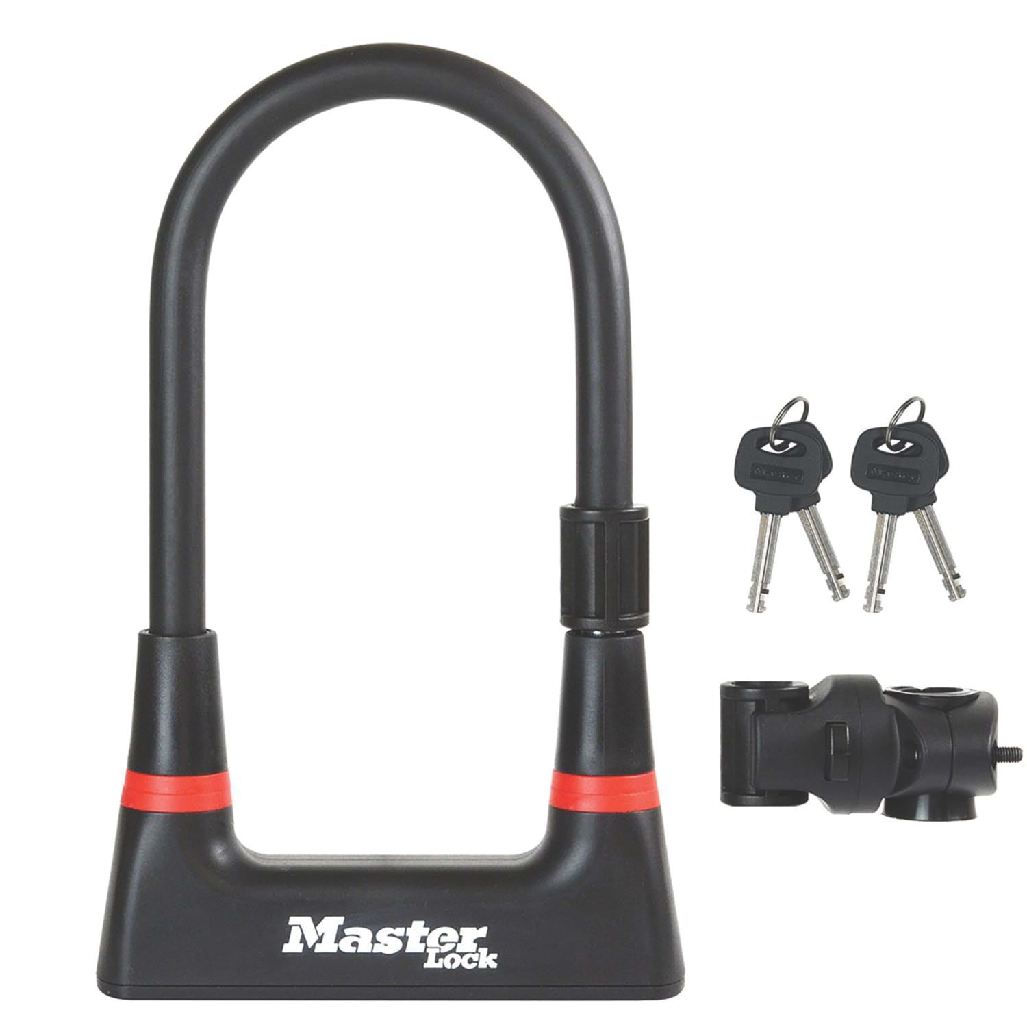 Master Lock Hardened Steel D-Lock 104mm x 210mm (337KH)