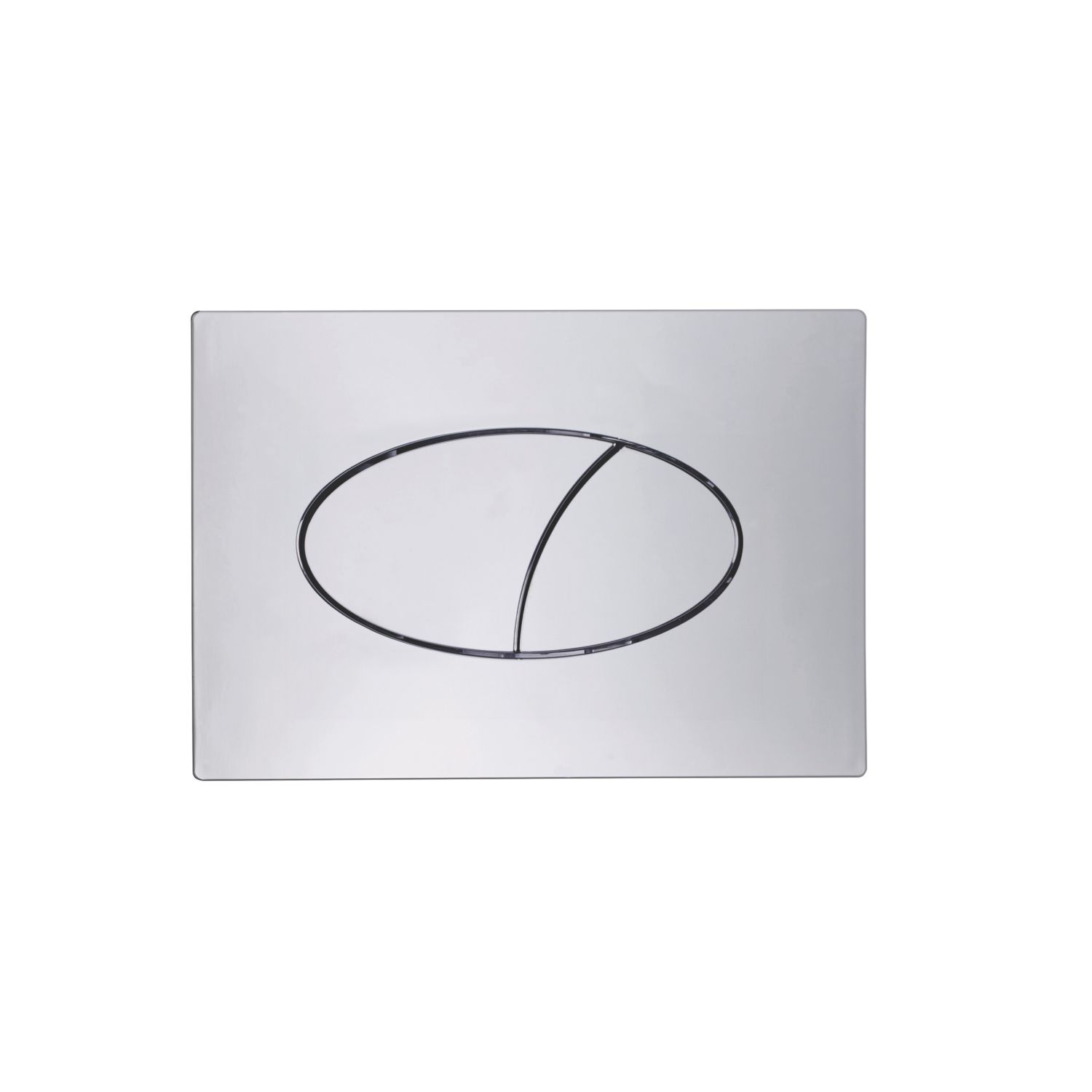 Ellipse Dual-Flush Flushing Plate Chrome (337RM)
