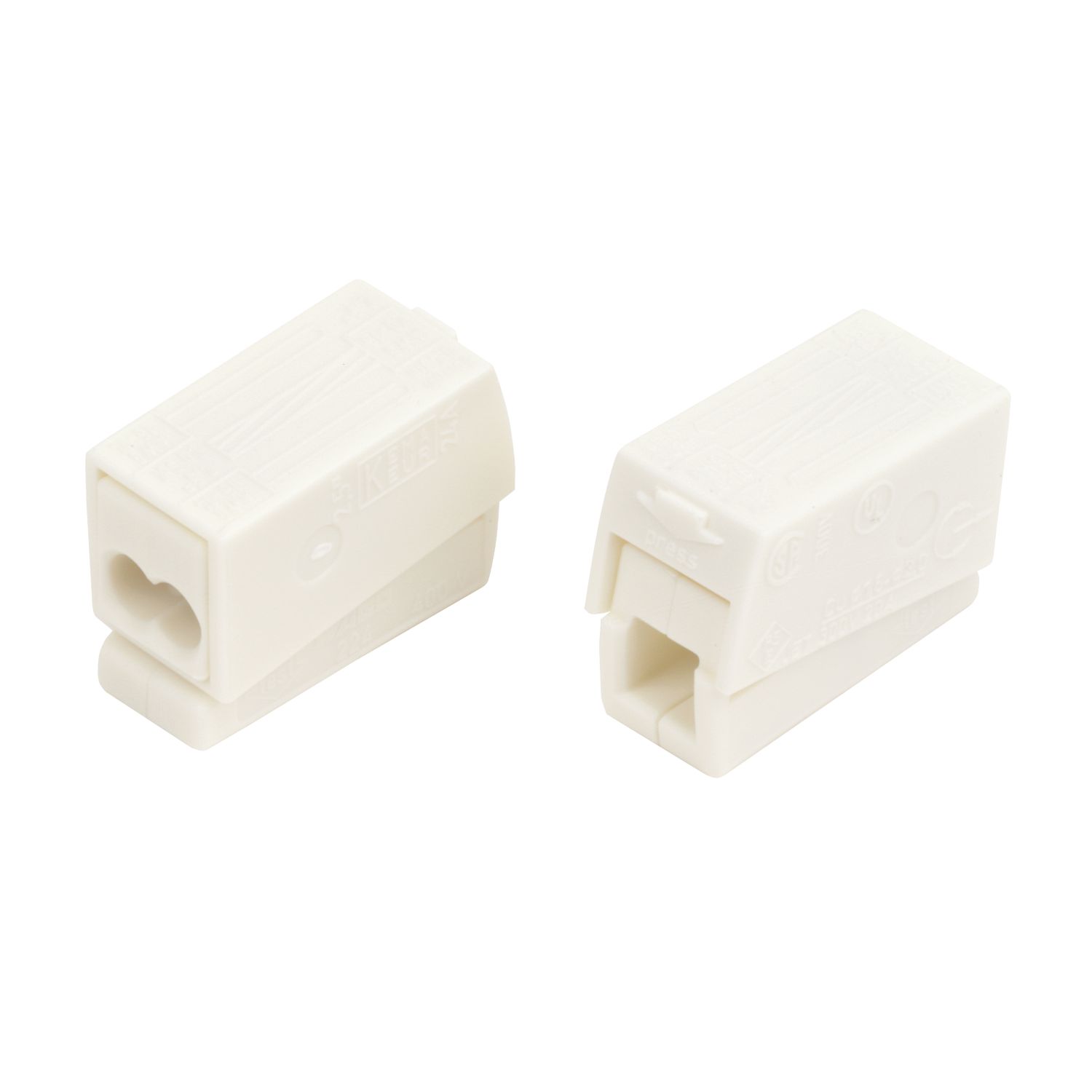 Wago 224-112 24A 3-Way Push-Wire Lighting Connectors 100 Pack (33918)