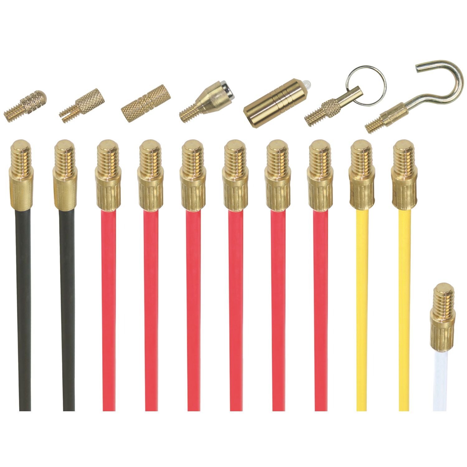 Super Rod Deluxe Set Cable Rods 10m 18 Pack (33980)