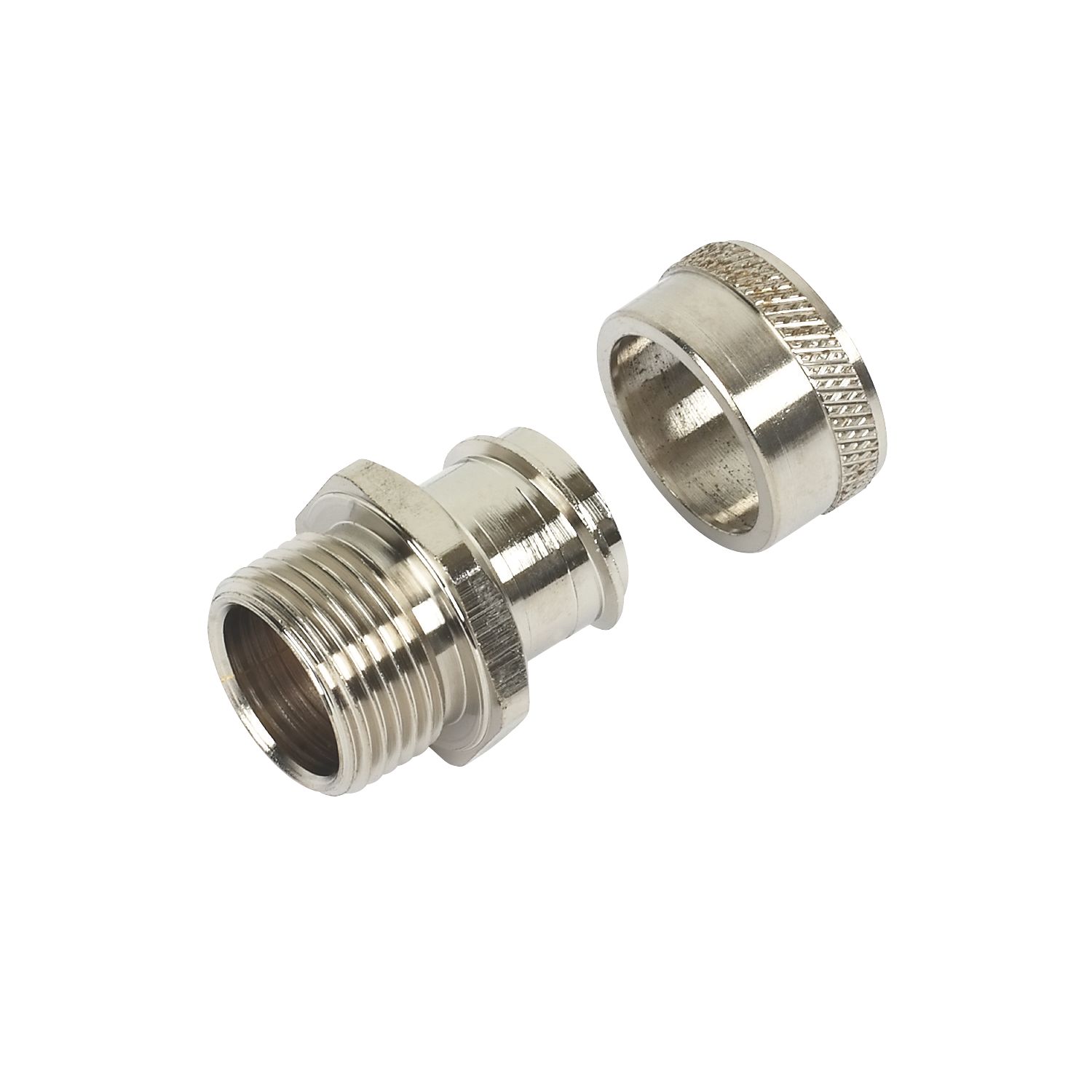 Adaptaflex Type A Straight Fixed External Thread Conduit Fittings M20 x 20mm 10 Pack (34086)