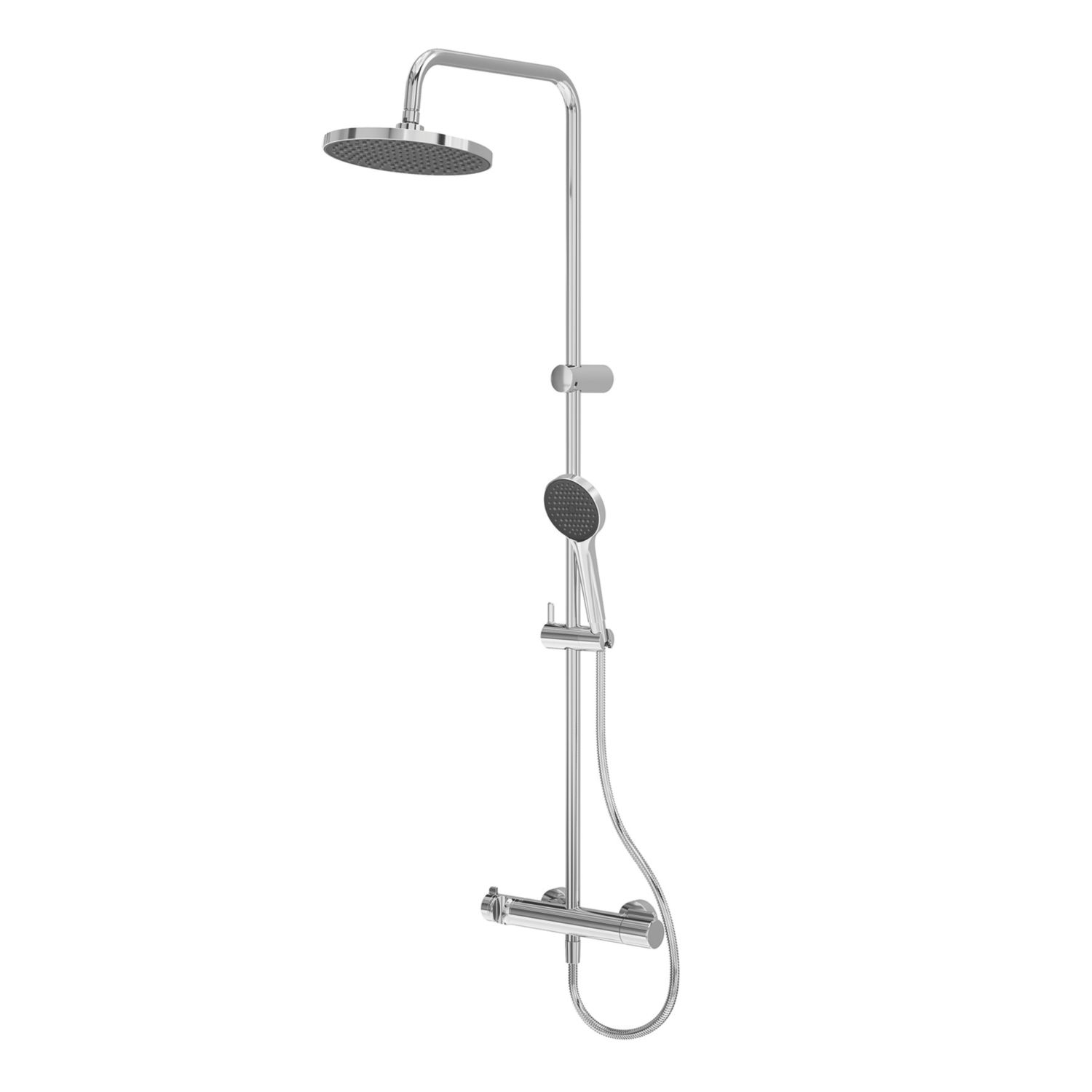 Swirl Bonda HP Rear-Fed Exposed Chrome Thermostatic Multi Head Shower (340XX)