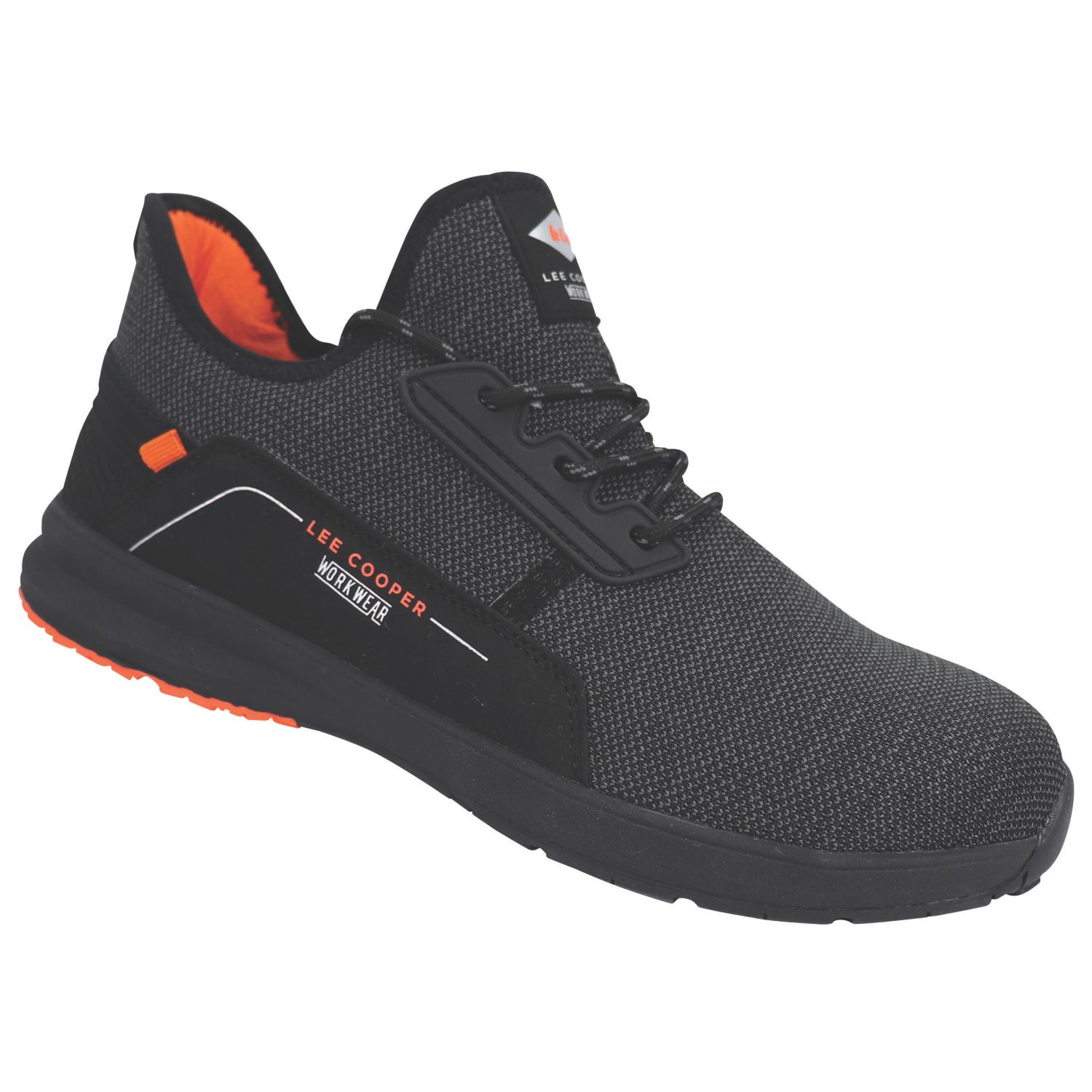 Lee Cooper LCSHOE144 Size 7 Black Steel Toe Cap Safety Trainers (341KX)