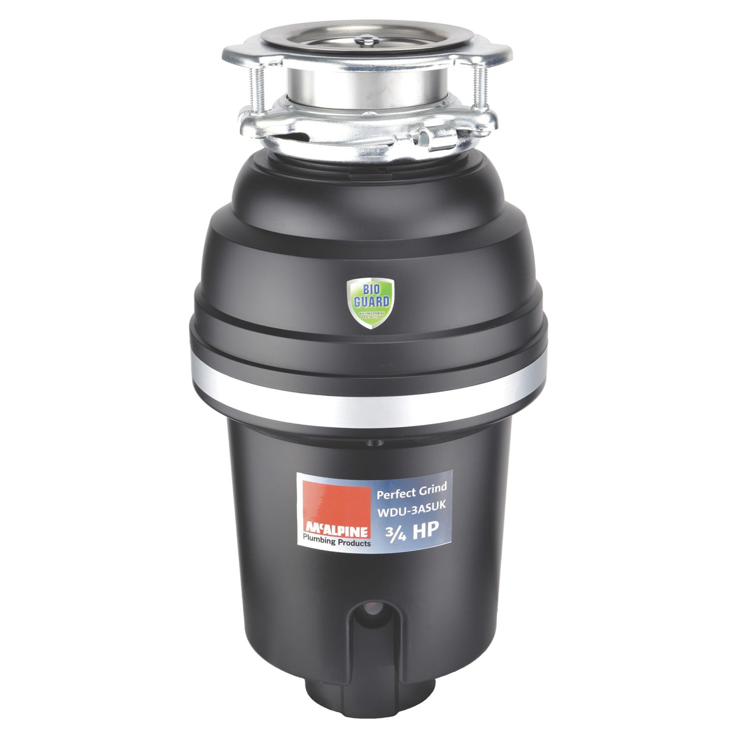 McAlpine WDU-3ASUK Food Waste Disposer with Built-In Air Switch (341XT)