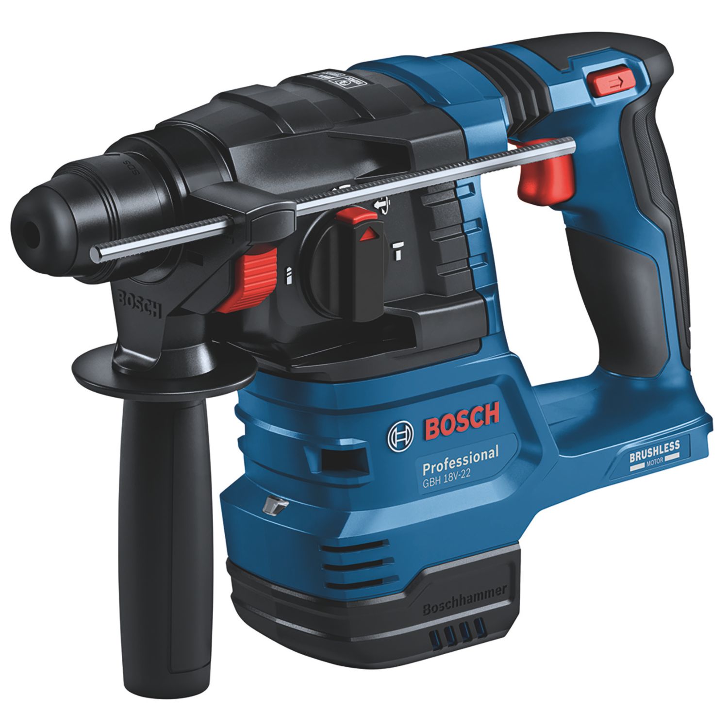 Bosch GBH 18V-22 Professional 2.3kg 18V Li-Ion AMPShare Brushless Cordless SDS Drill - Bare (342CK)