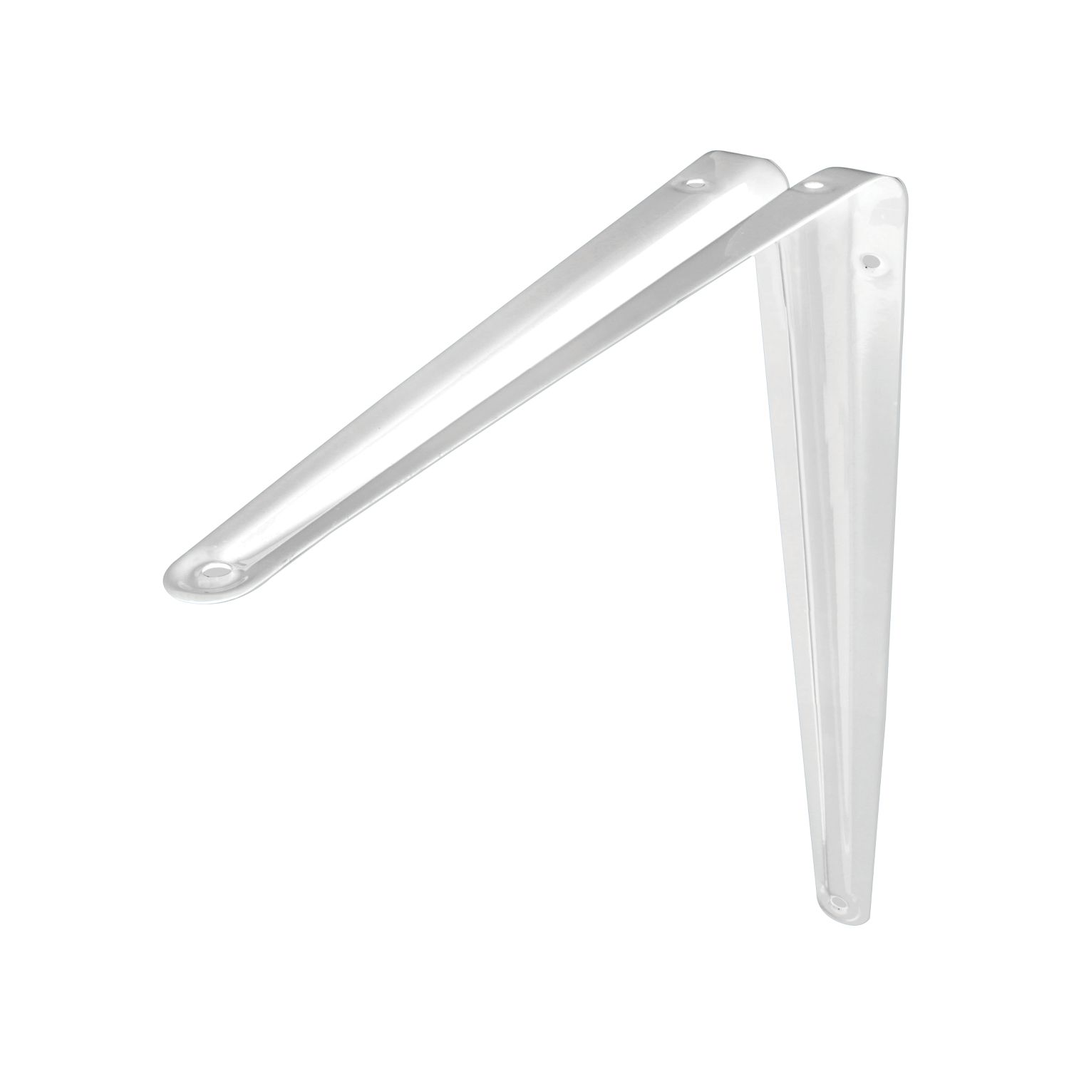 Essentials London Shelf Brackets White 125mm x 100mm 20 Pack (342VJ)