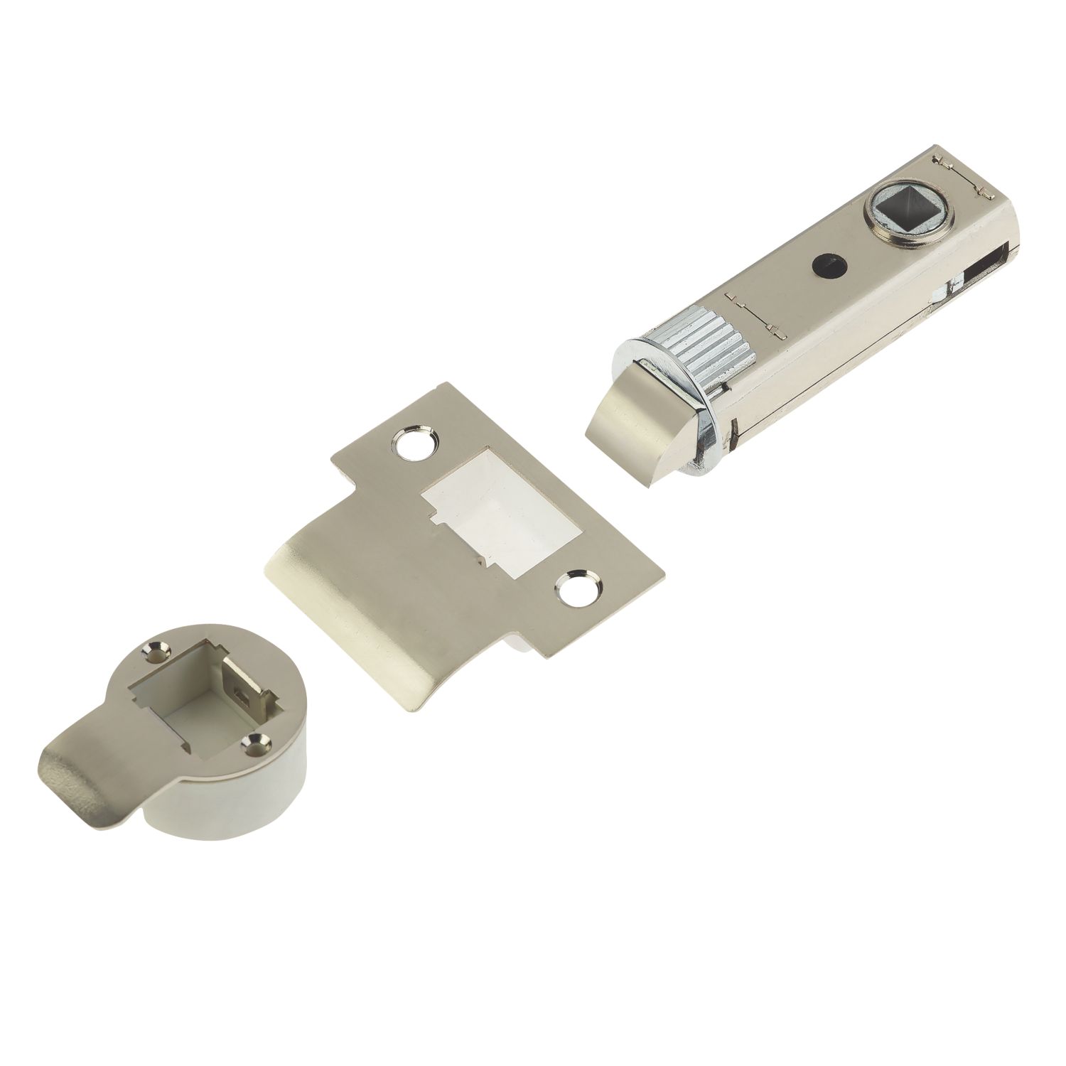 Union Satin Nickel-Plated Tubular Mortice Latch 73mm Case - 57mm Backset (3433V)
