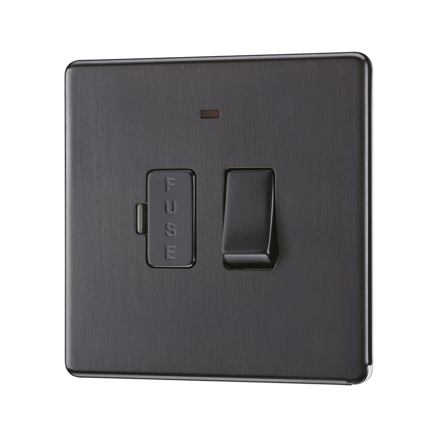 LAP 13A Switched Fused Spur with LED Slate Grey (343KJ)