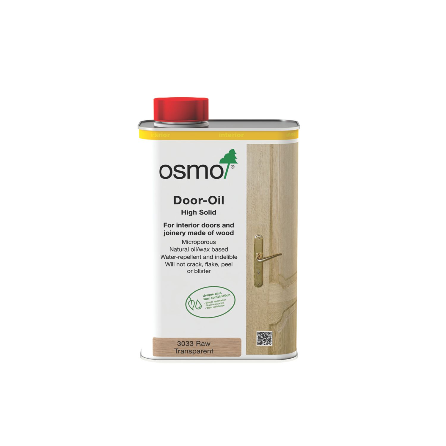 Osmo 1Ltr Clear Matt Solvent-Based Interior Wood Finishing Oil (343YM)