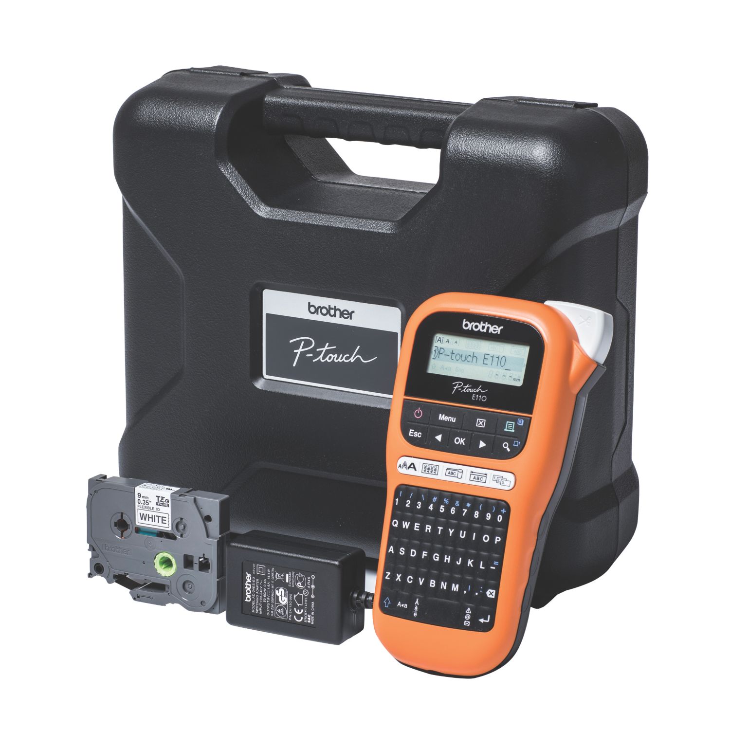 Brother PTE110VP Electricians Label Printing Machine (3453X)