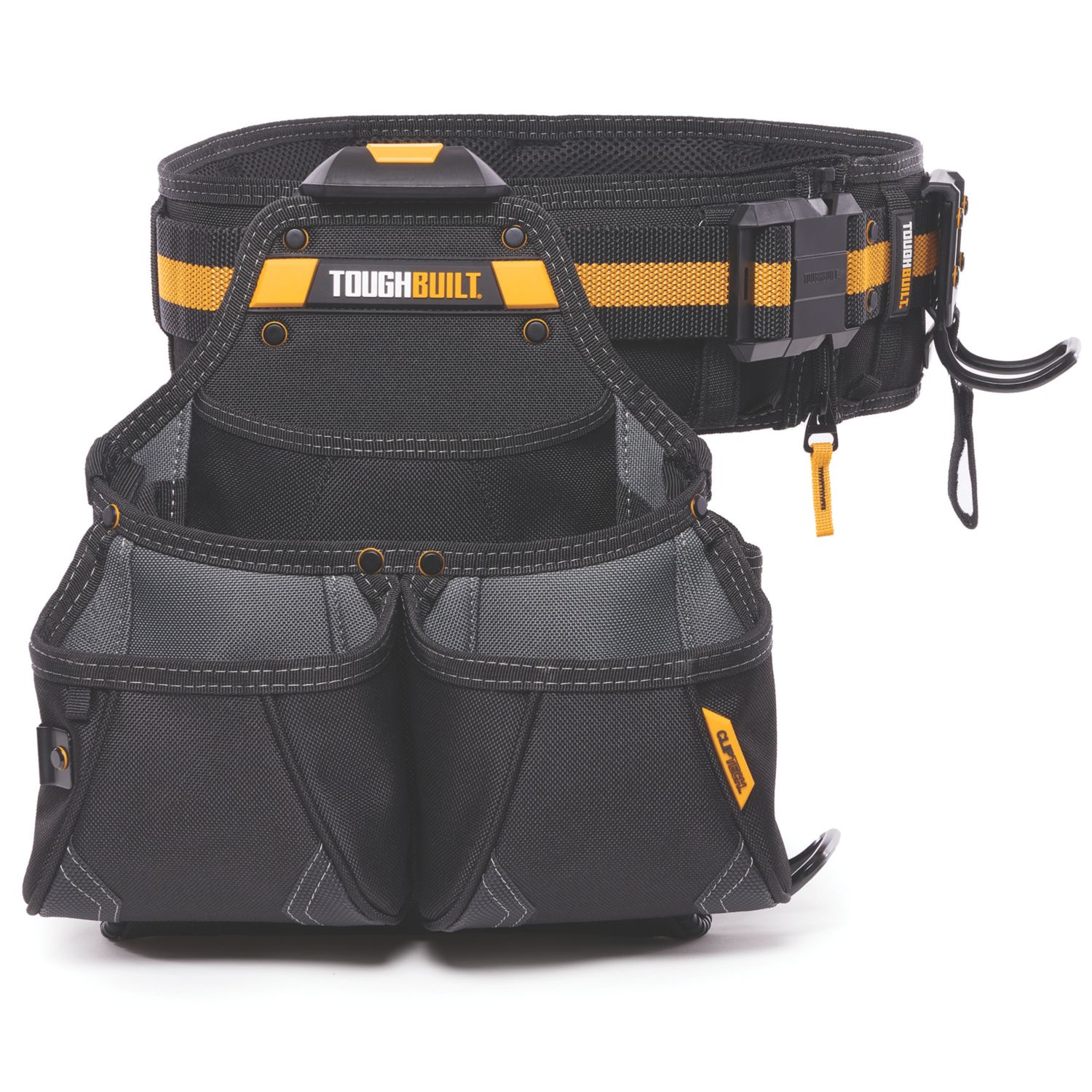 Toughbuilt ClipTech 3-Piece Pro Framer Tool Belt Set 32-48" Black (346CE)