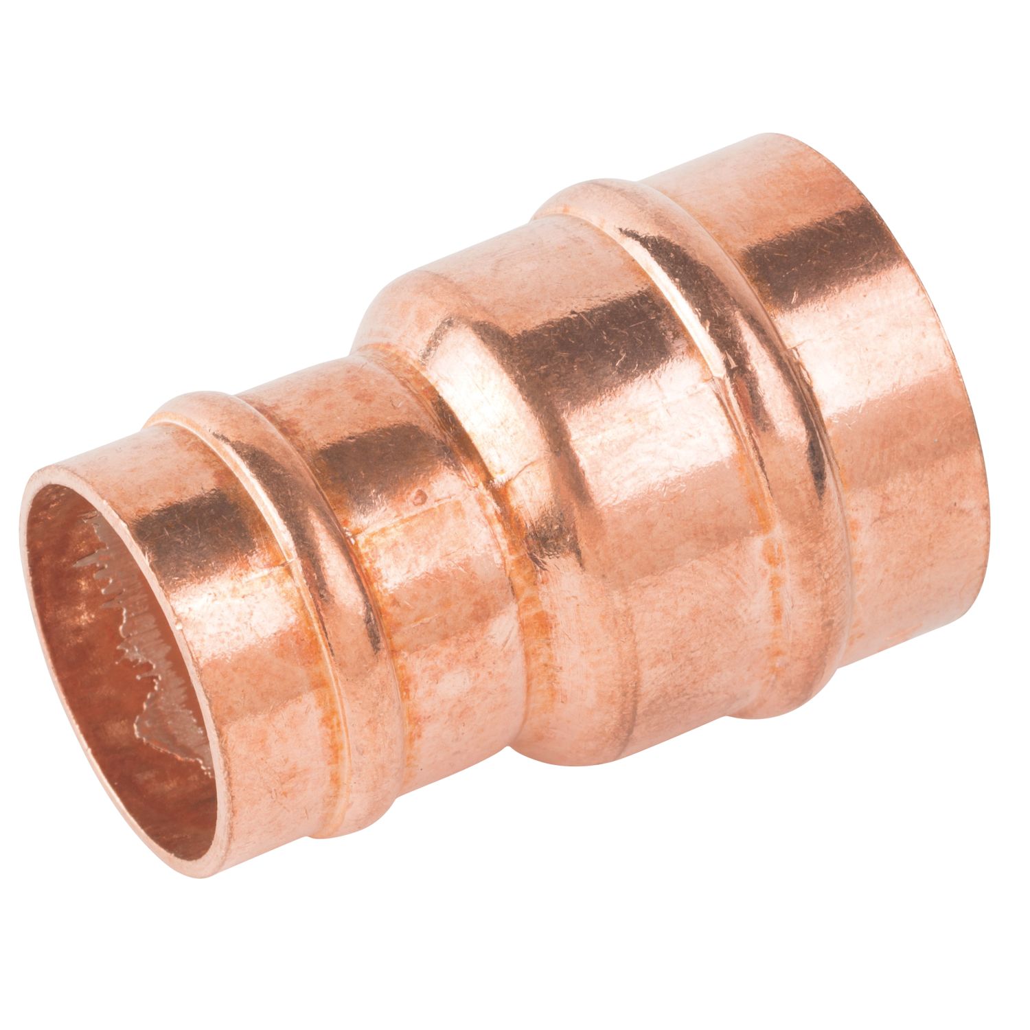 Midbrass Brass Solder Ring Reducing Coupler 1" x 3/4" (346HP)