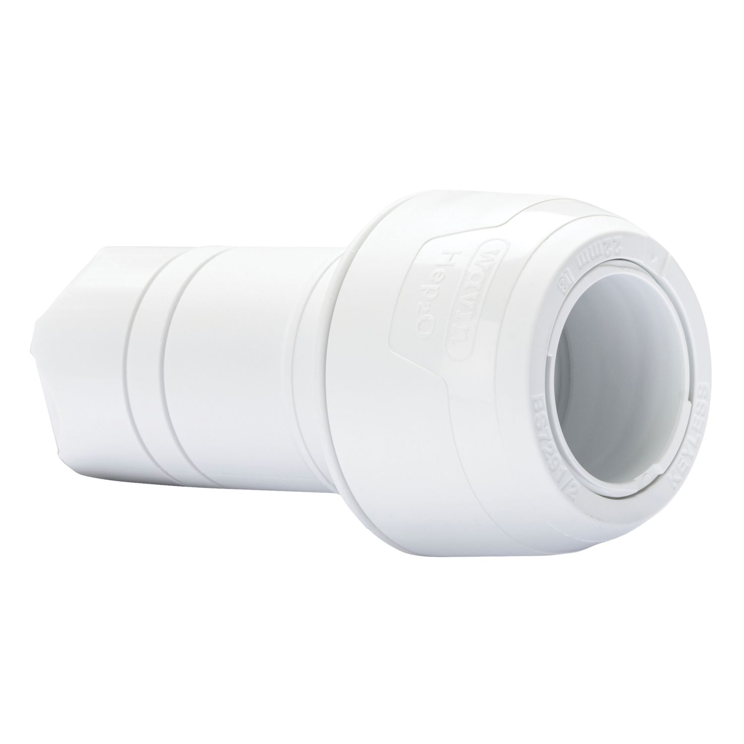 Hep2O Plastic Push-Fit Keyless Socket Reducer F 28mm x M 22mm (346RE)