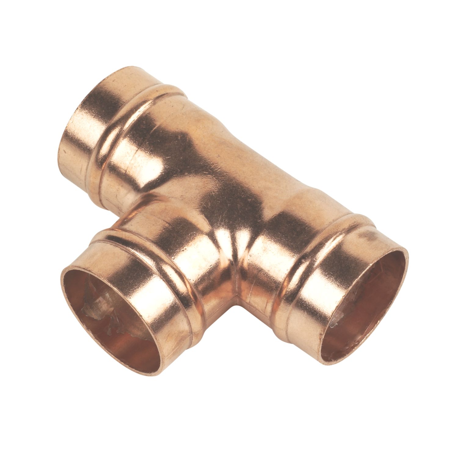 Flomasta Copper Solder Ring Equal Tee 28mm (34839)