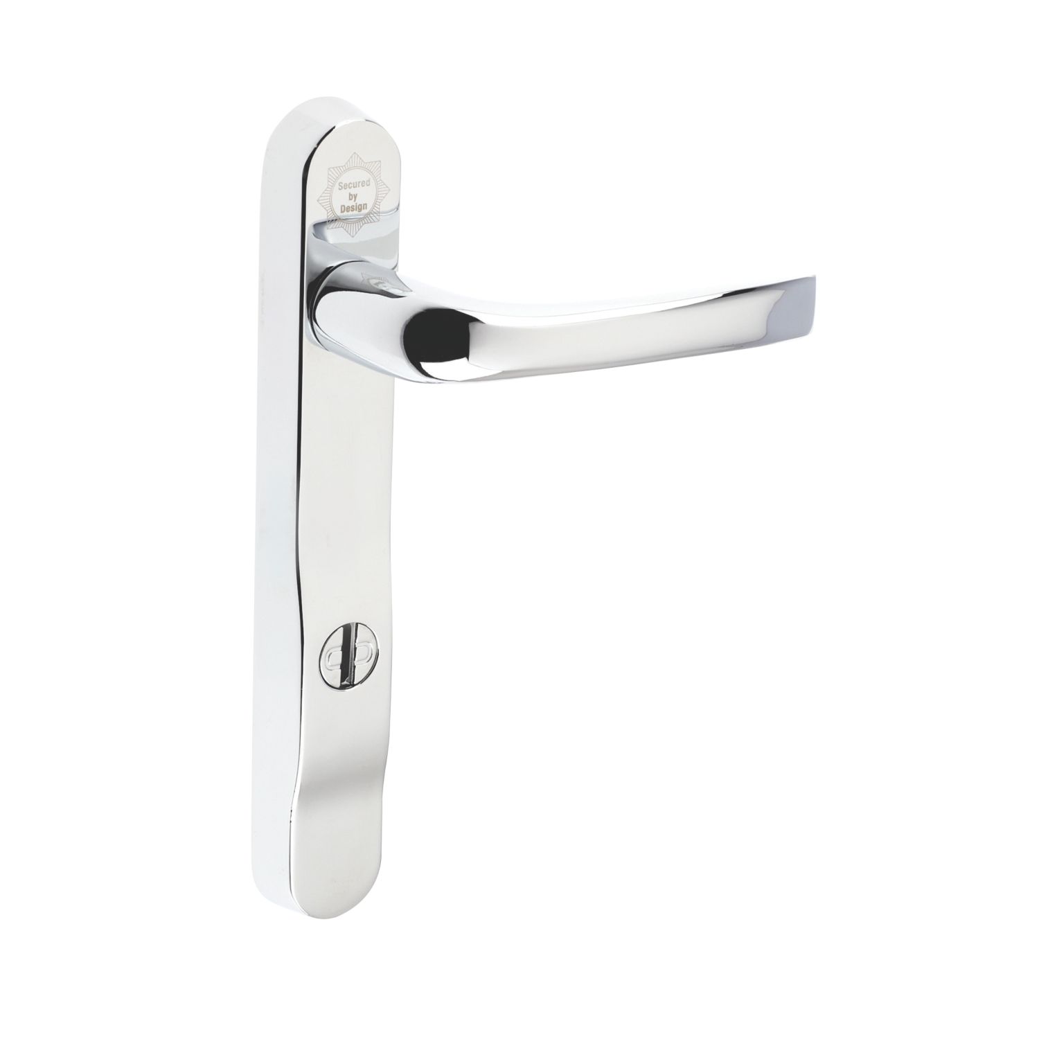Mila ProSecure Enhanced Security Type A Door Handle Pair Polished Chrome (34901)