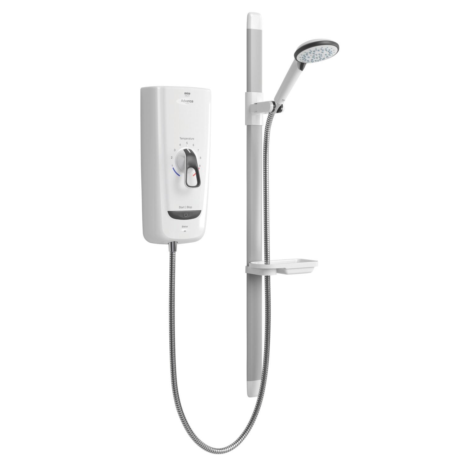 Mira Advance Flex White 9.8kW Thermostatic Electric Shower (3493X)